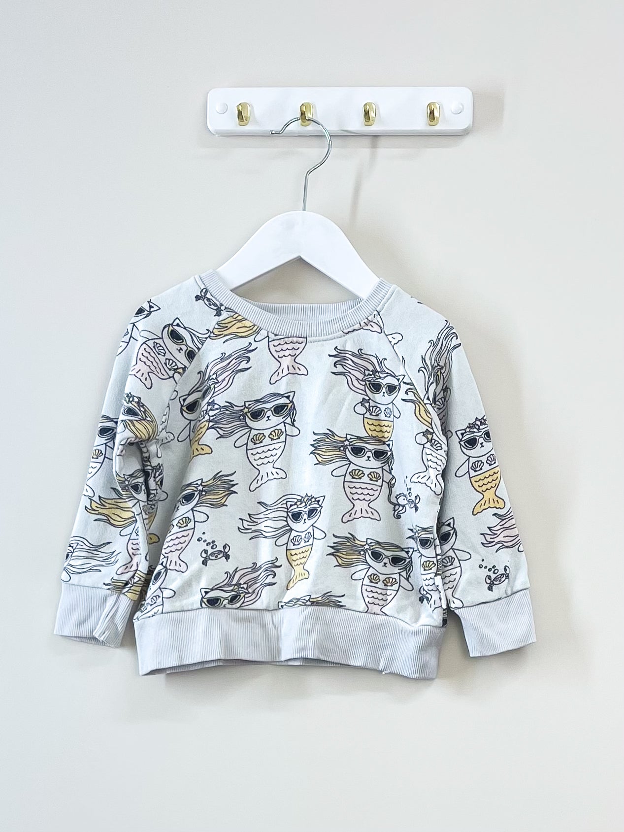 Hux organic meow maid sweatshirt (2y)