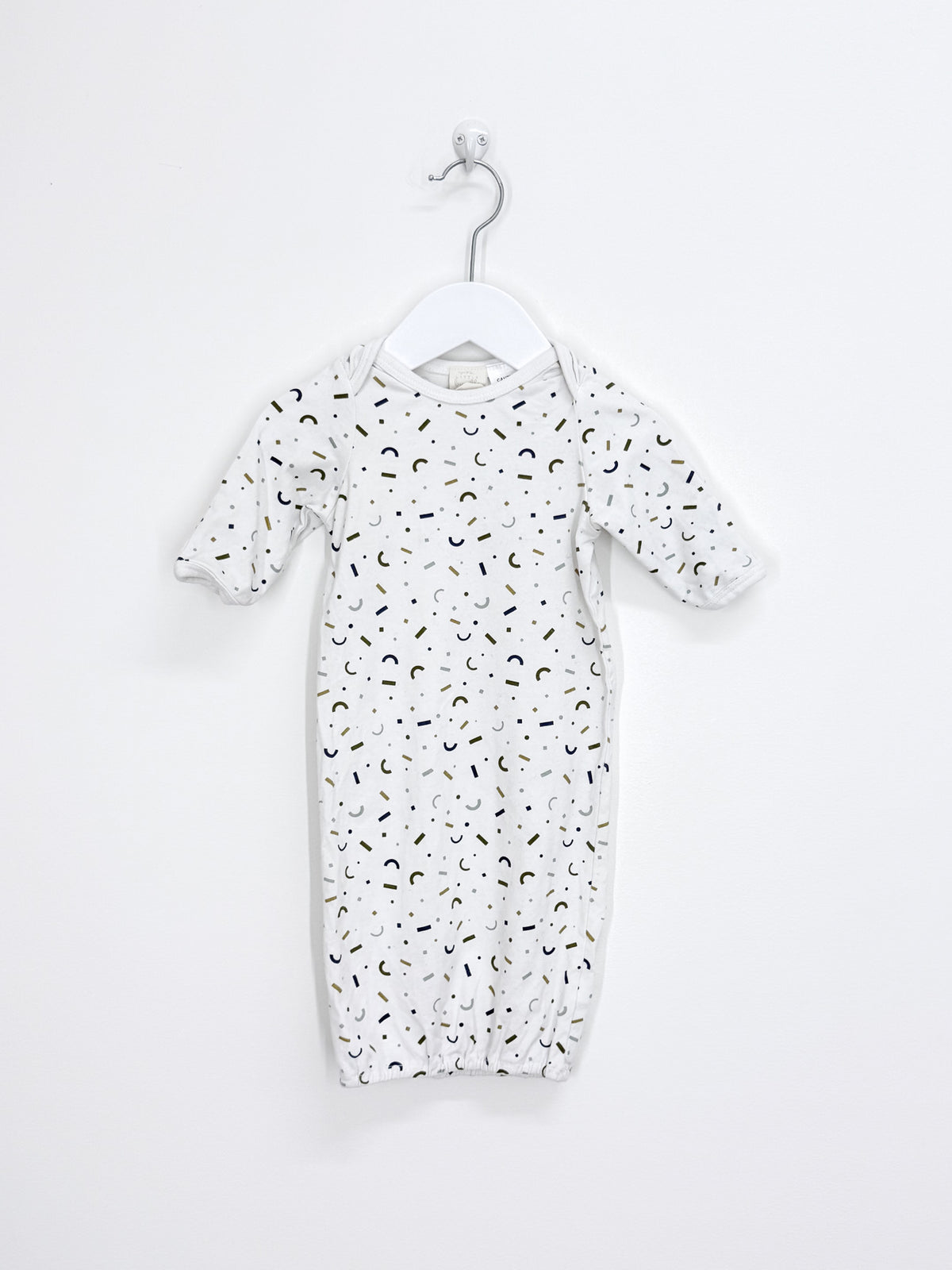 Little Bundle confetti sleep gown (0-3m)
