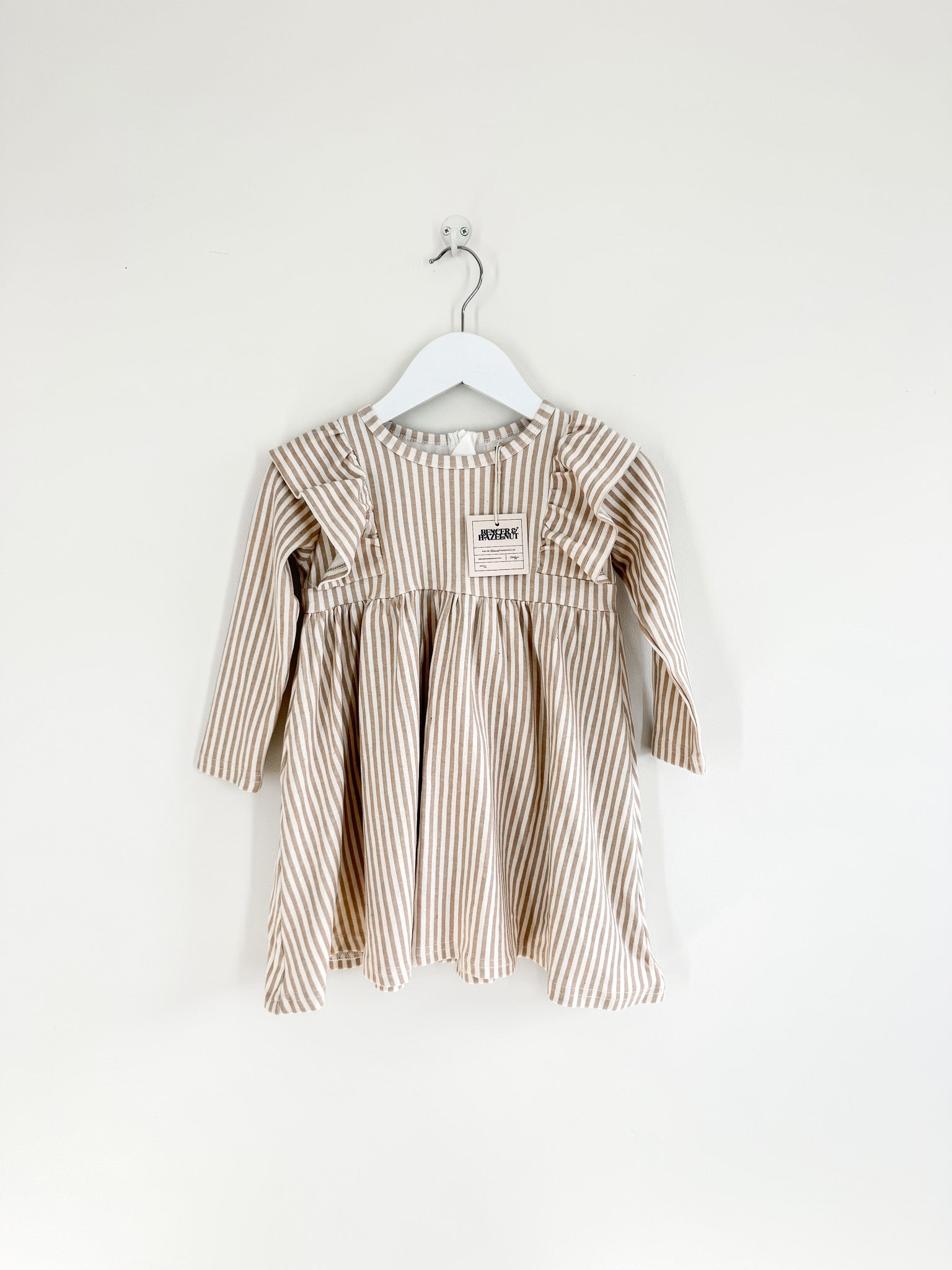 BNWT Bencer & Hazelnut striped dress (4y)