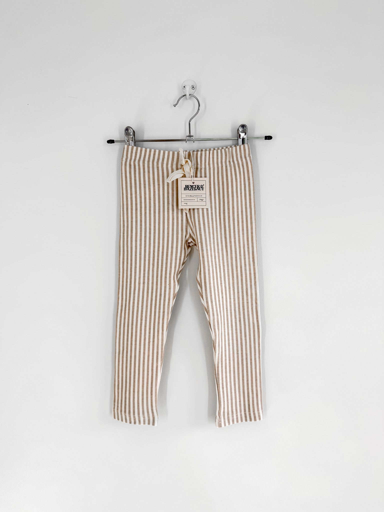 BNWT Bencer & Hazelnut striped leggings (4y)