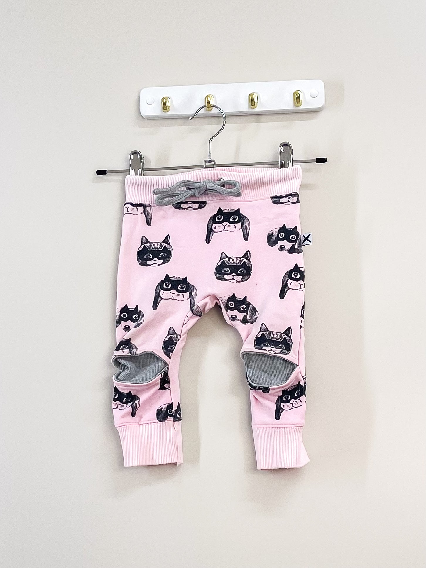 Minti bandit slasher drawstring pants (6-12m)