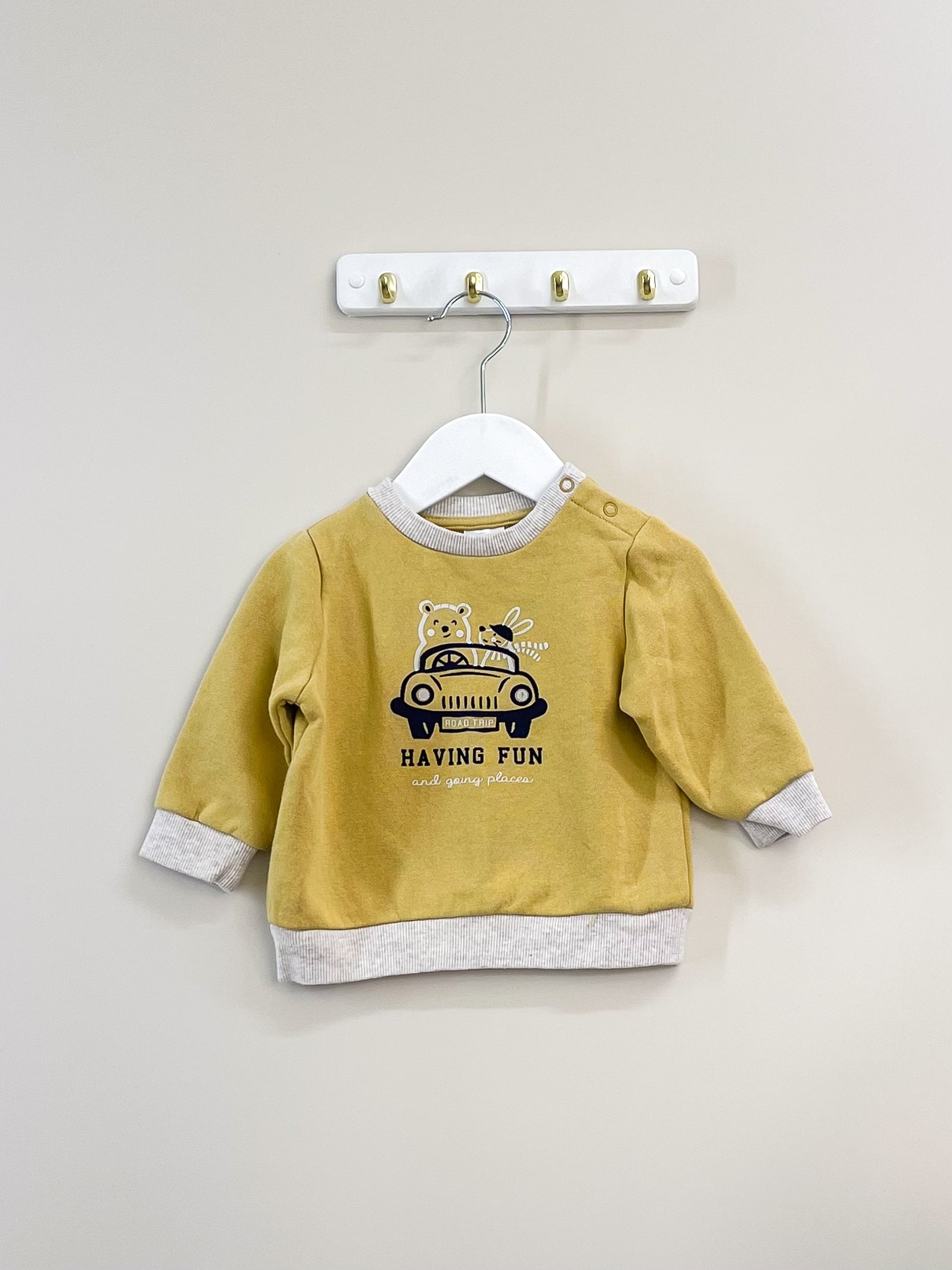 Teeny Weeny having fun pullover (6-12m)