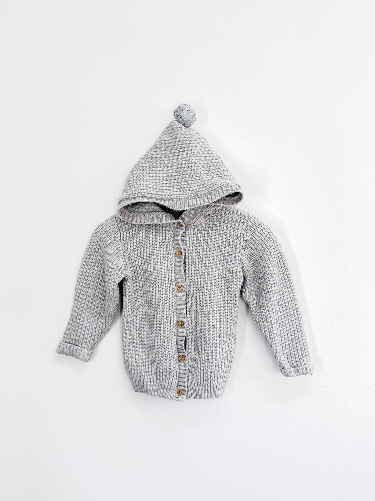 Wilson & Frenchy knit hooded cardigan jacket (12-18m)