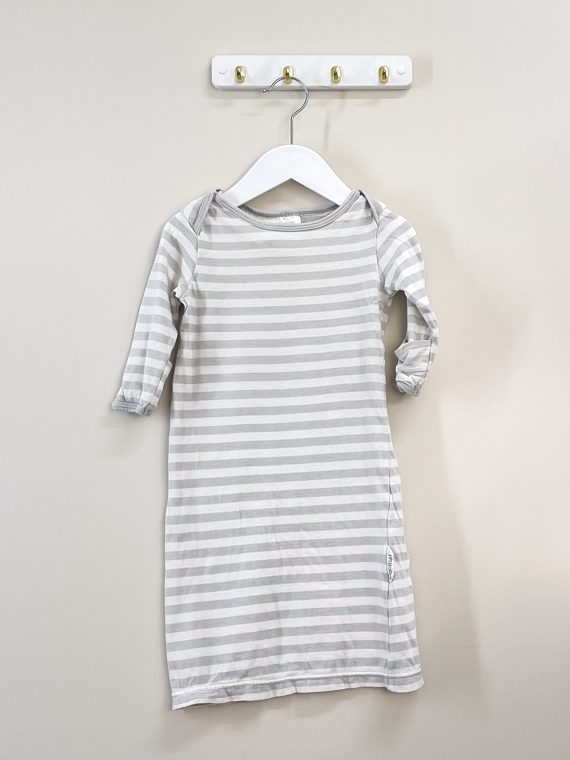Woolbabe merino cotton gown (3-6m)