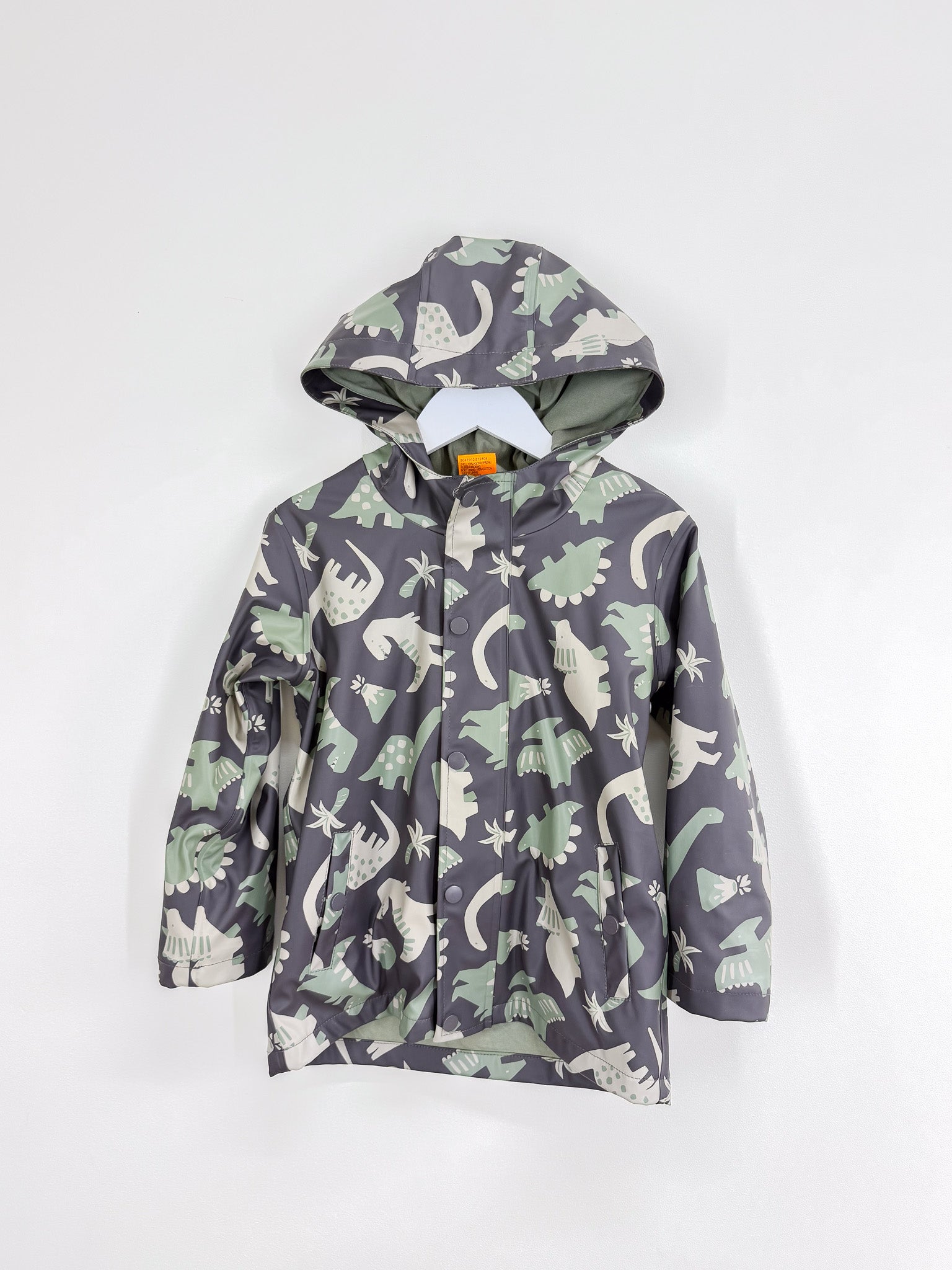 Postie dino rain jacket (7y)