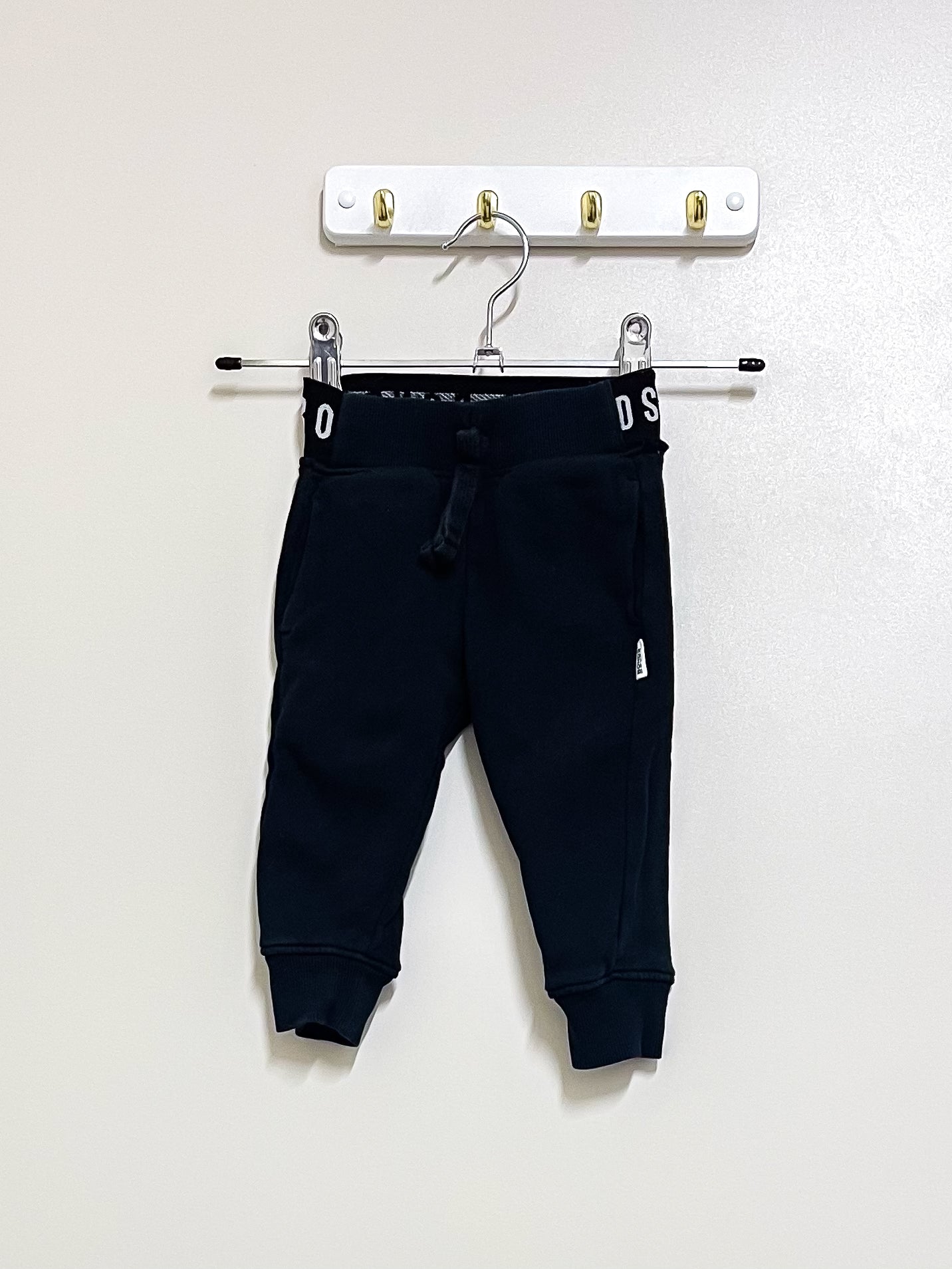 Bonds logo fleece trackies (3-6m)