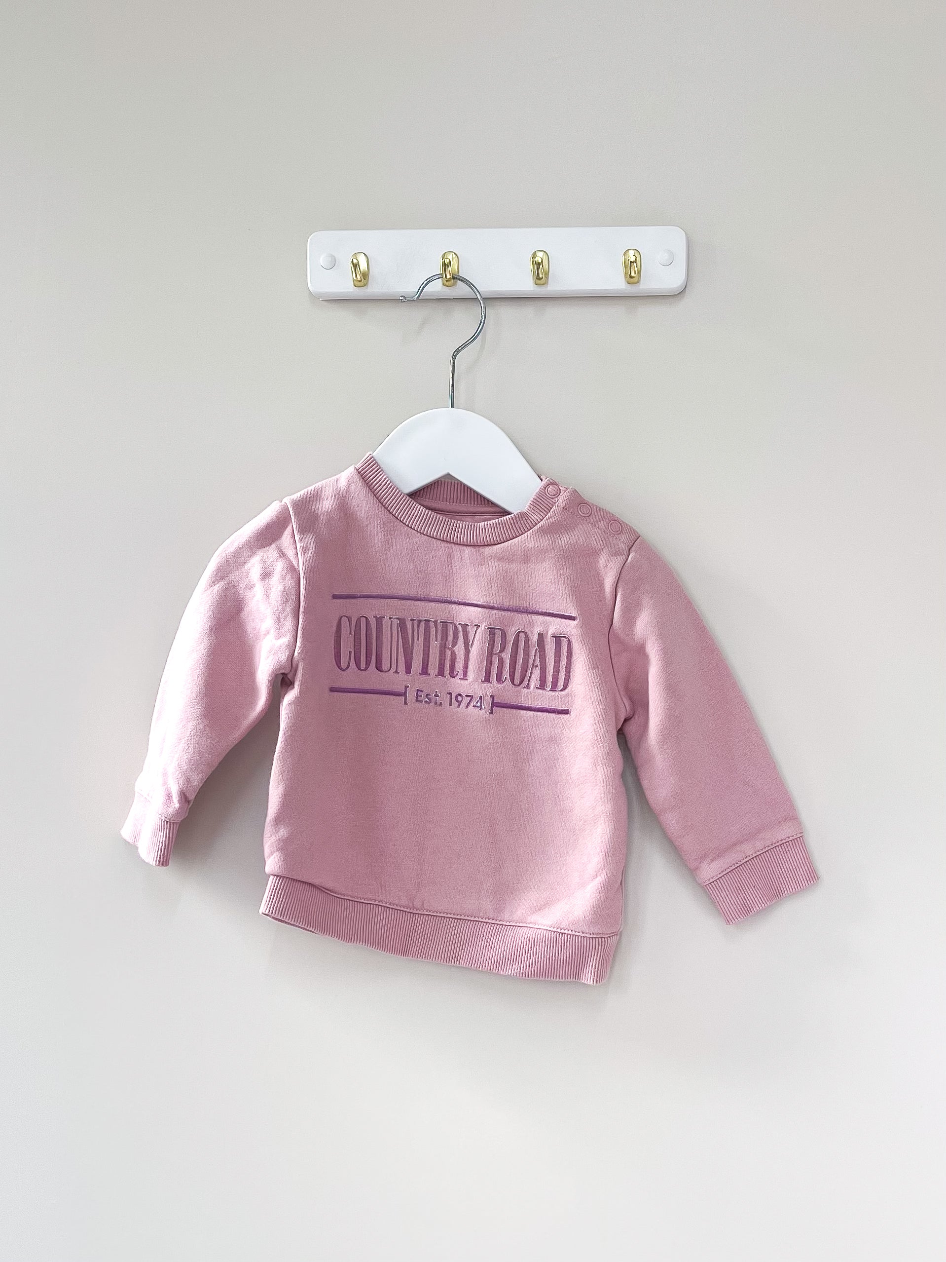 Country Road heritage crew sweatshirt (6-12m)