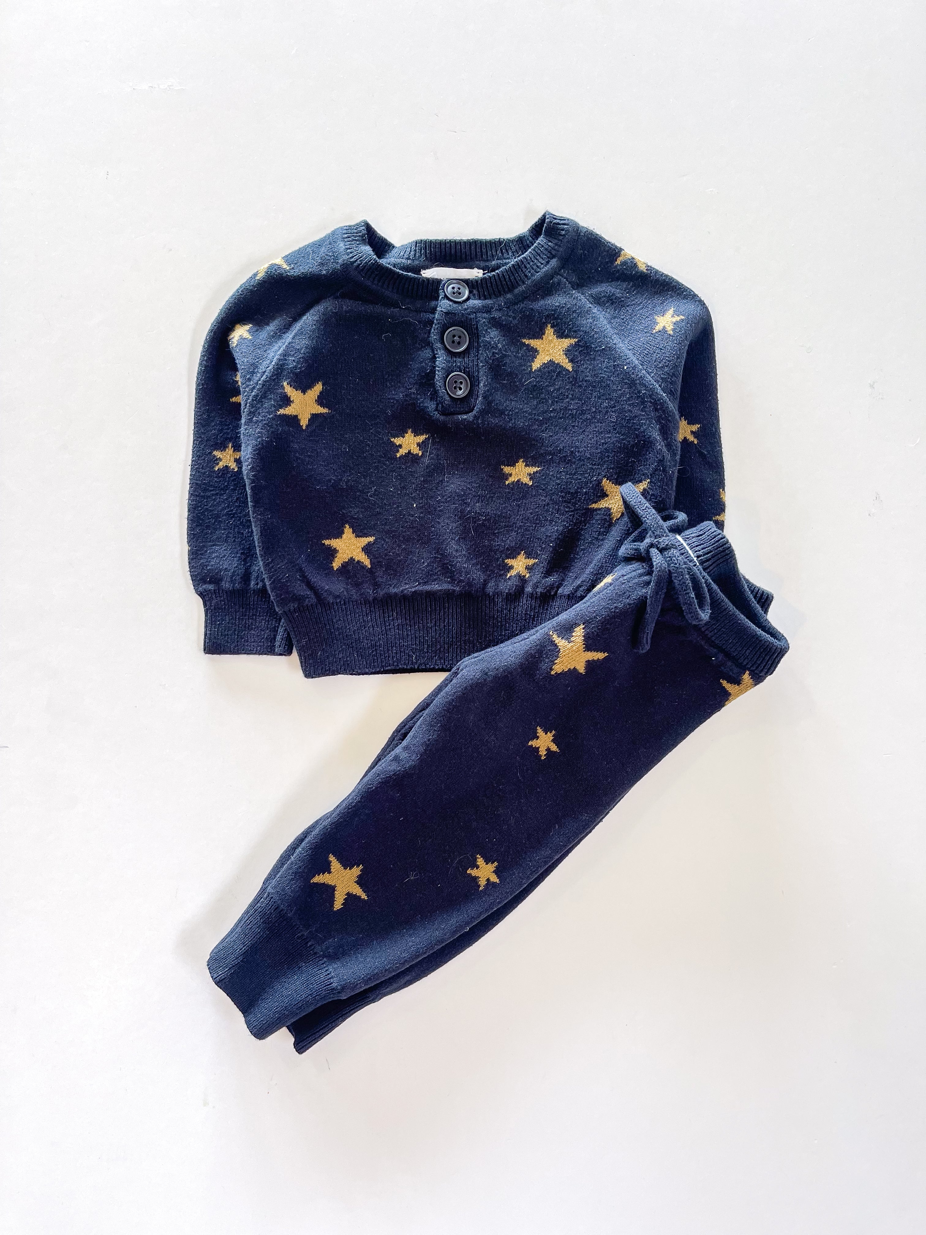 Jamie Kay galaxy knit set (0-3m)