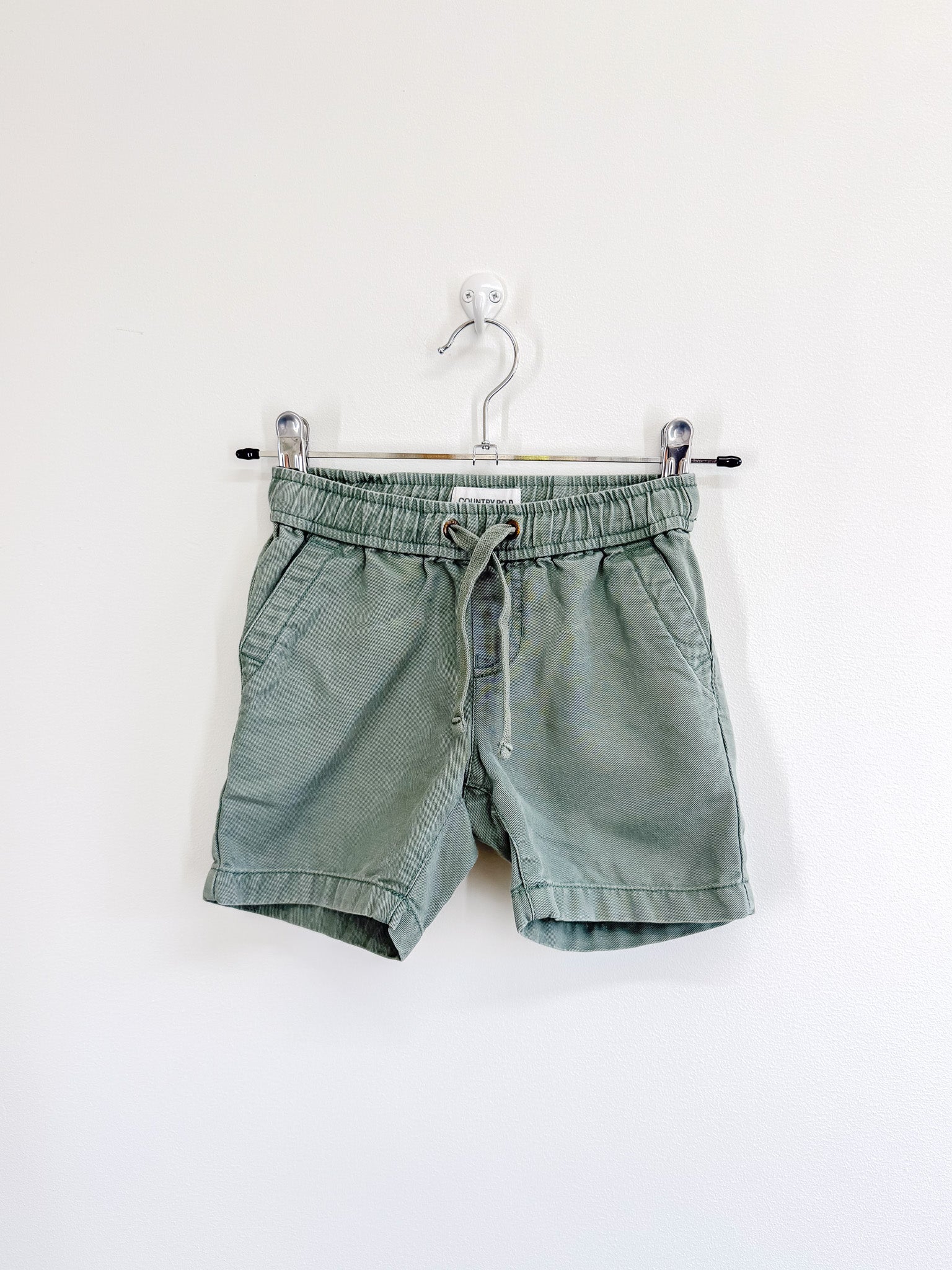 Country road linen drawstring shorts (6-12m)