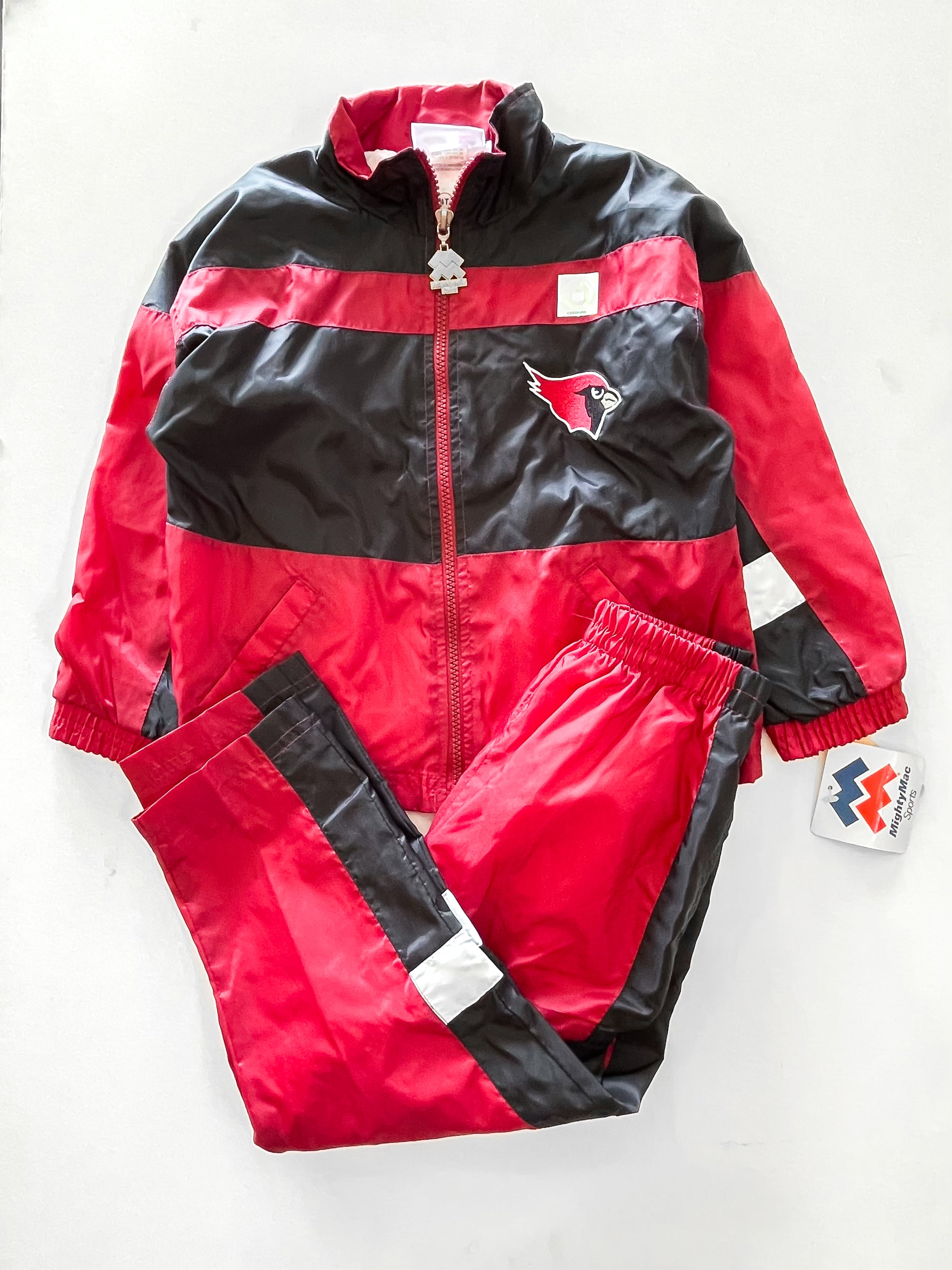 BNWT Vintage NFL Cardinals cotton lined tracksuit set '90s (4y)