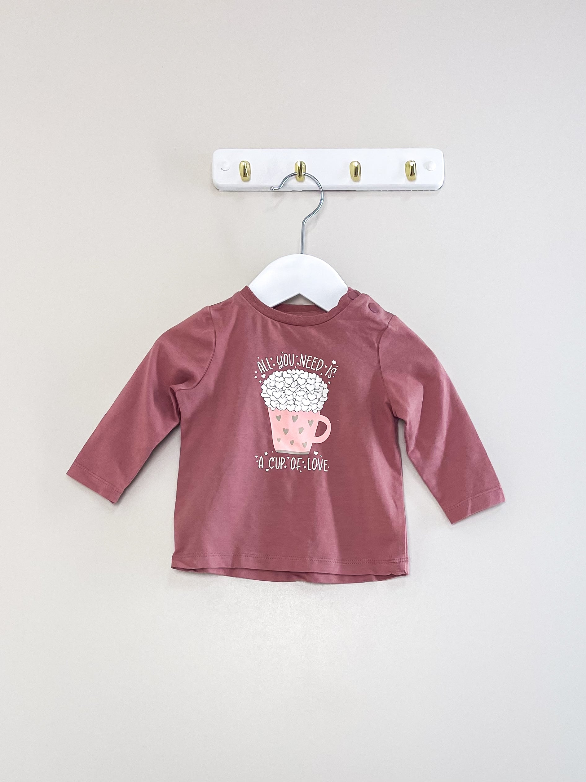Teeny Weeny long sleeve tee (3-6m)