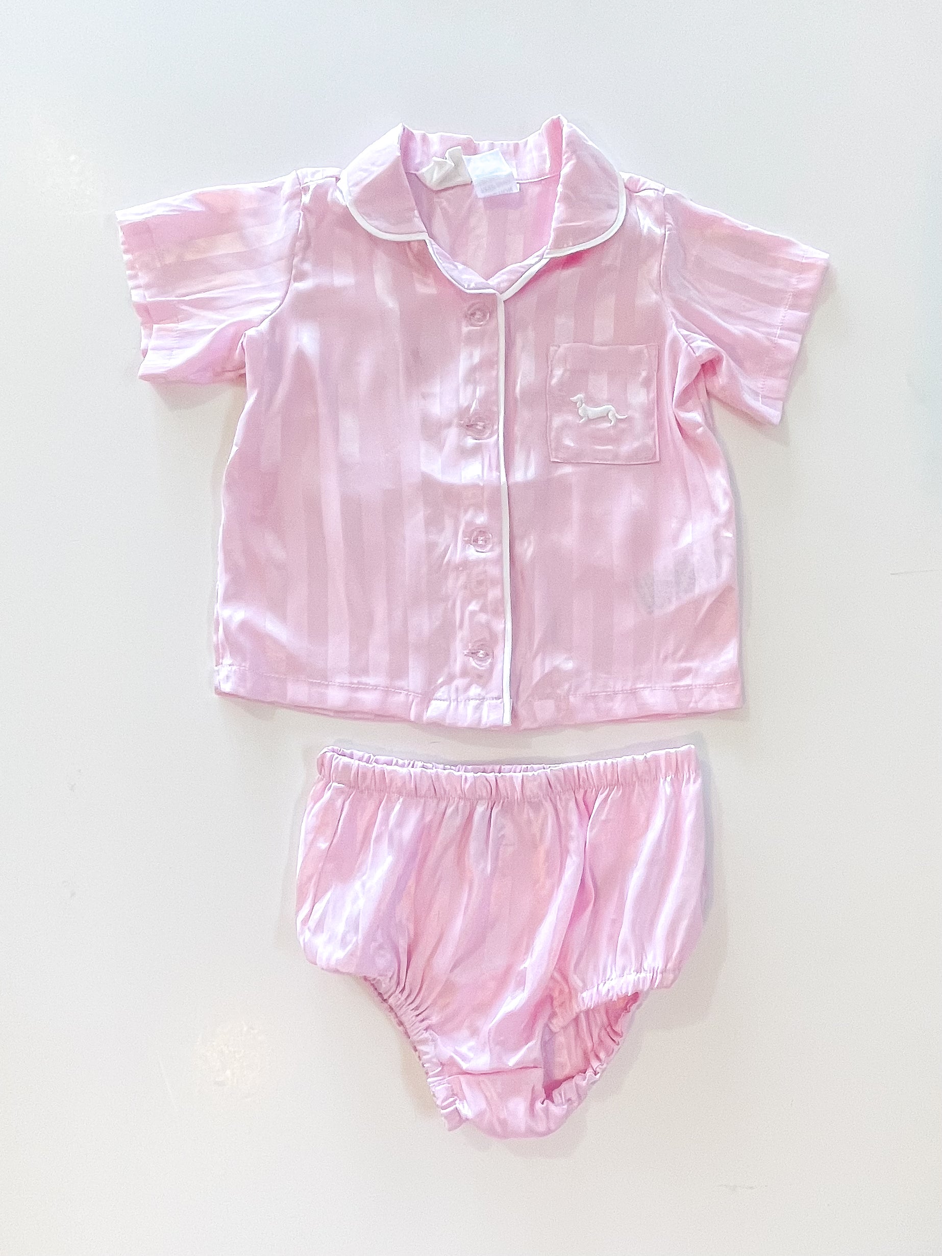Peter Alexander satin PJ set (0-3m)