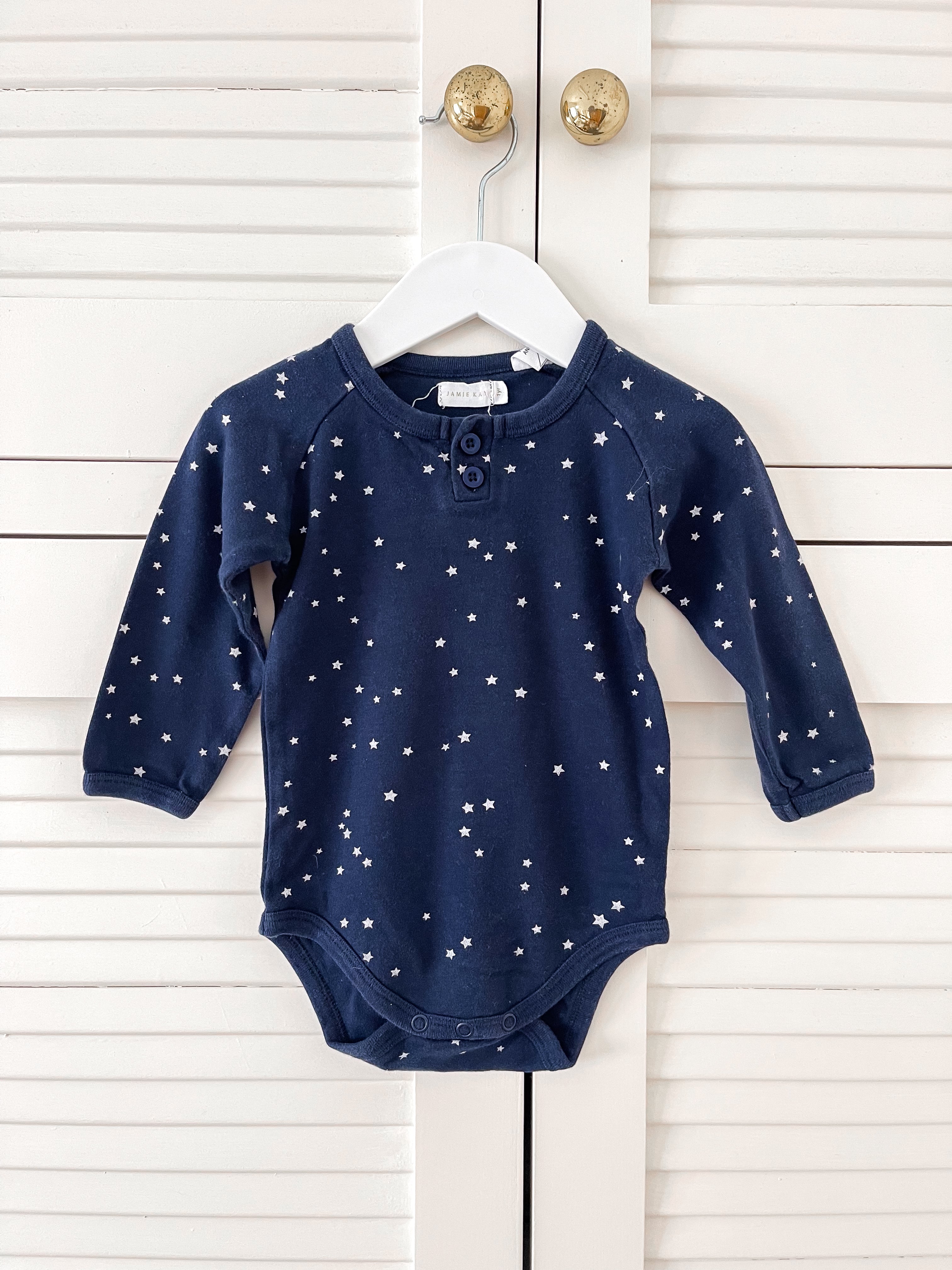 Jamie Kay OG organic bodysuit - tiny stars (0-3m)