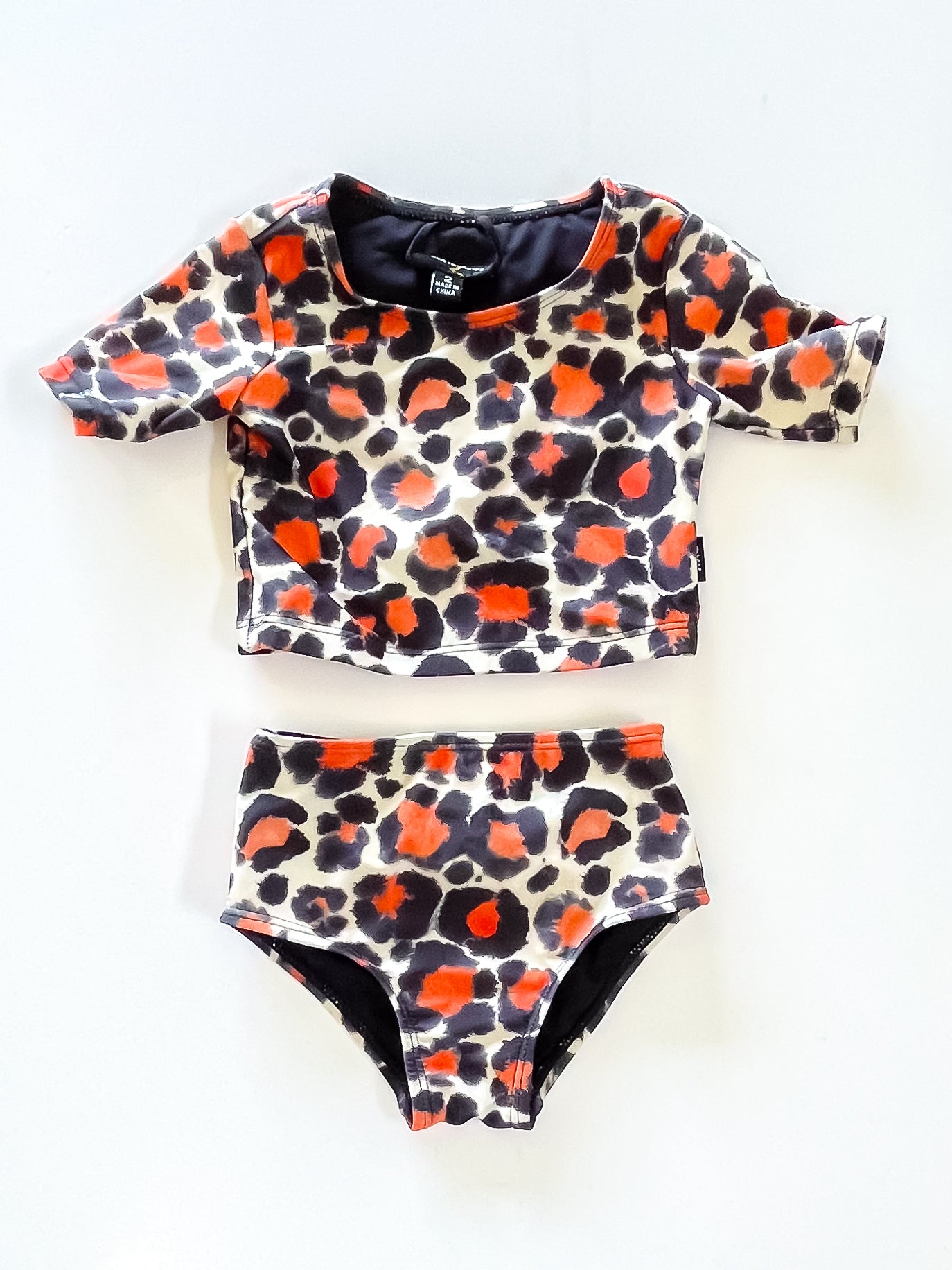 Rock Your Kid leopard swim set (2y)