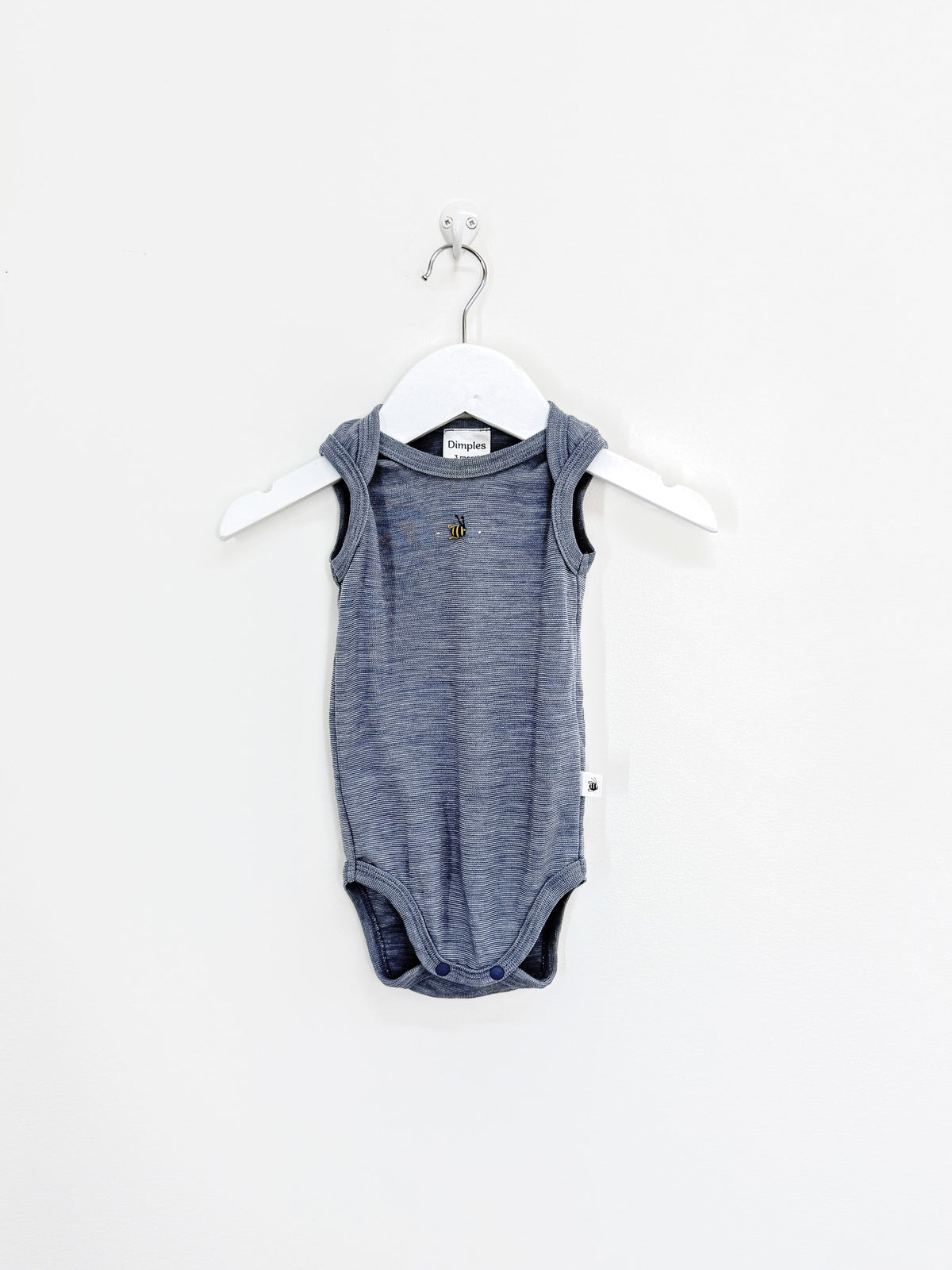 Dimples merino singletsuit (3m)