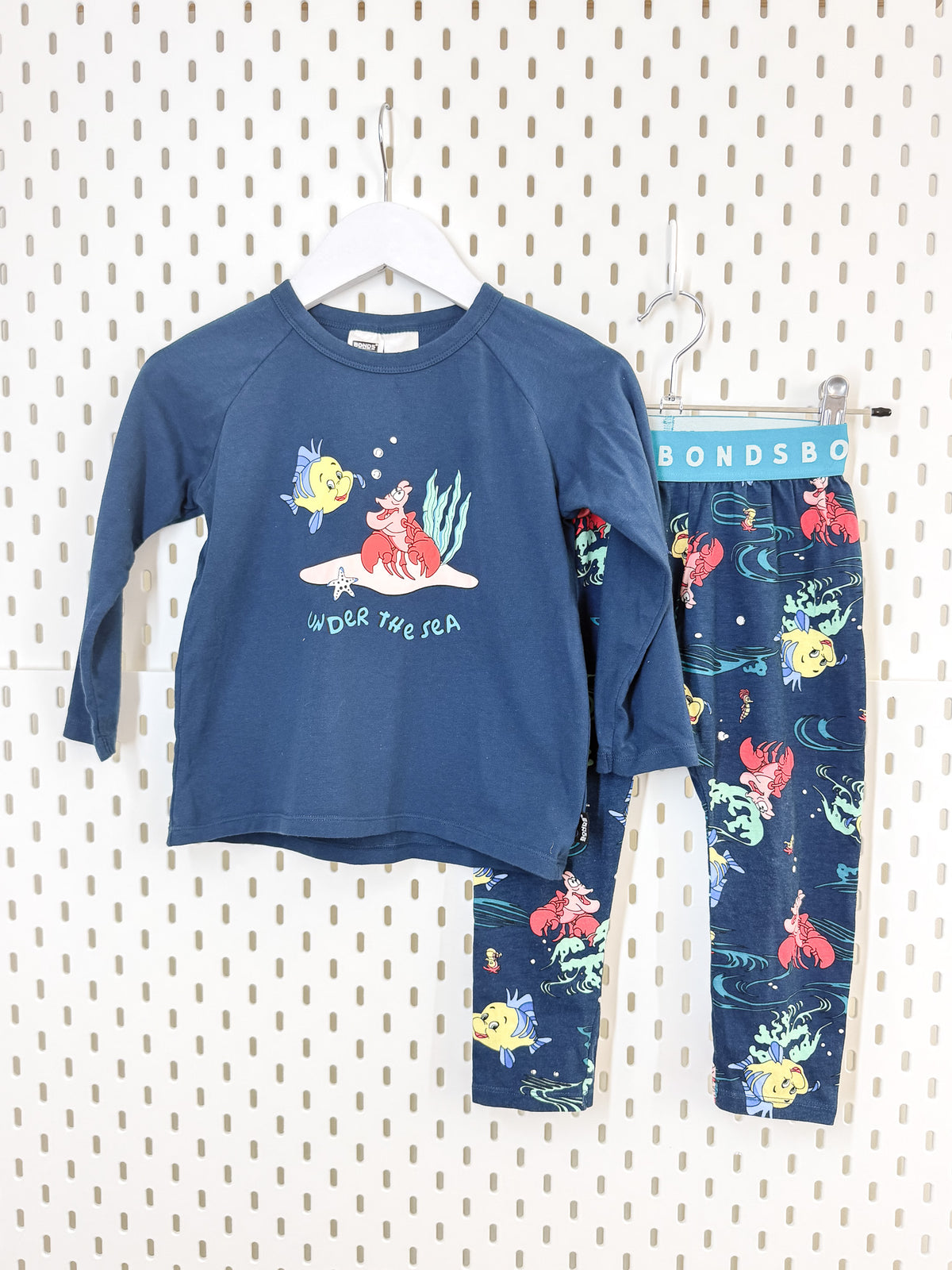 Bonds x Disney Little Mermaid PJ set (3y)