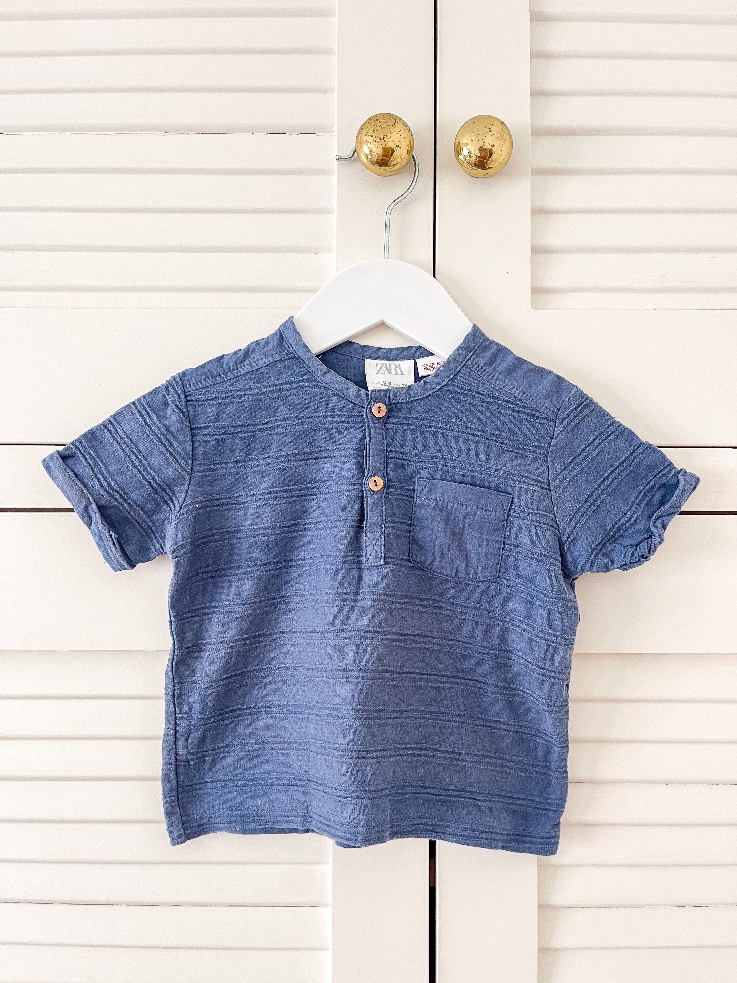 Zara textured henley (6-9m)