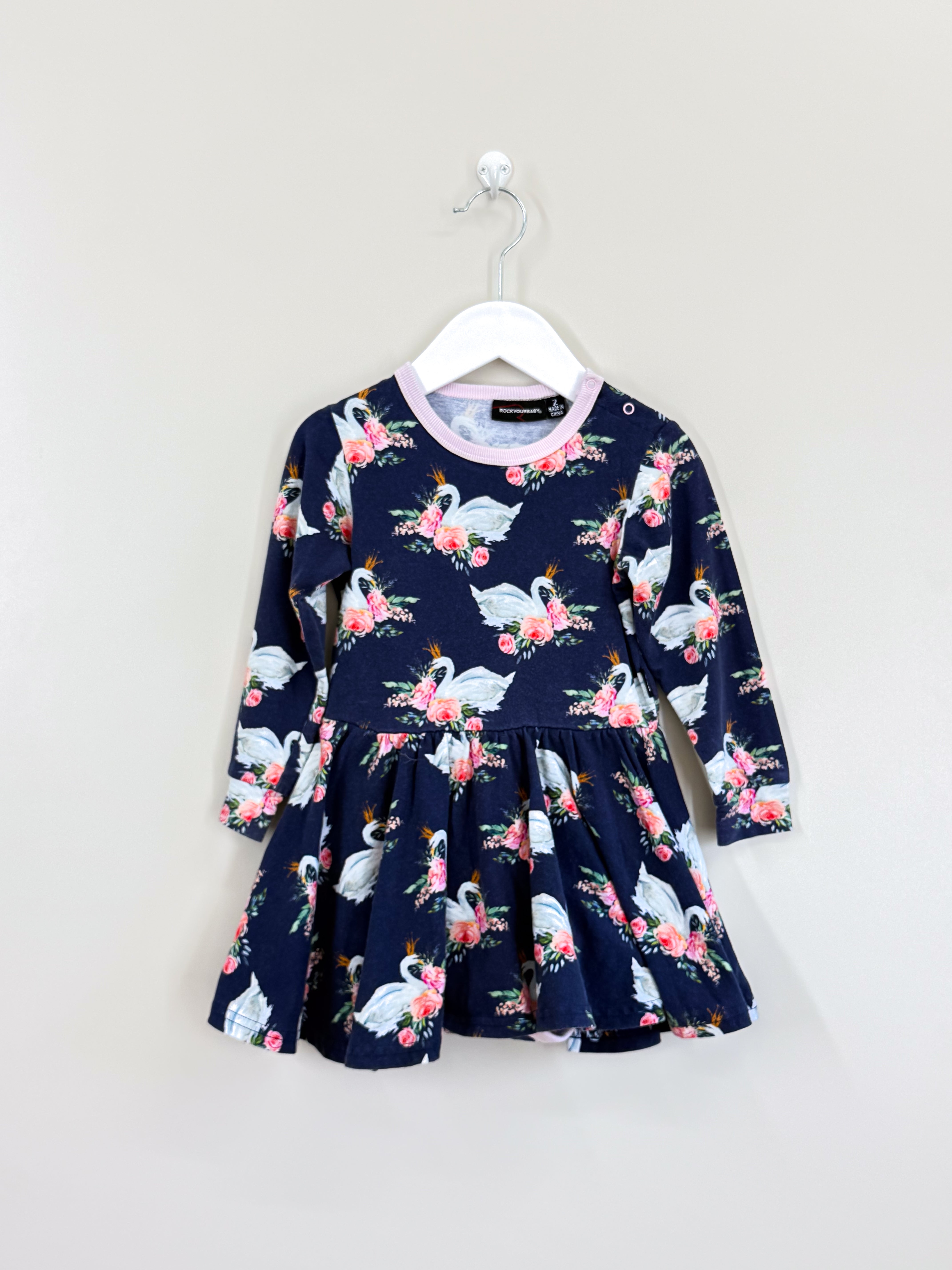 Rock Your Baby floral odette waisted dress (2y)