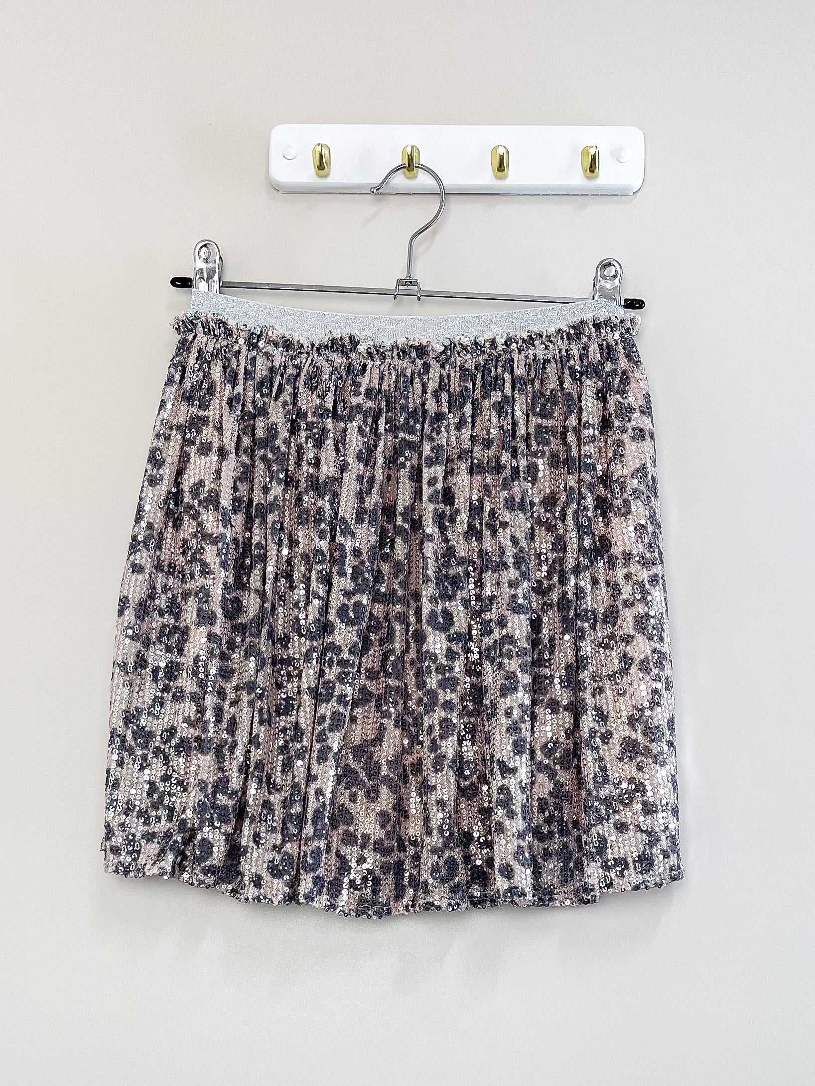 Next leopard sequin skirt (7y)