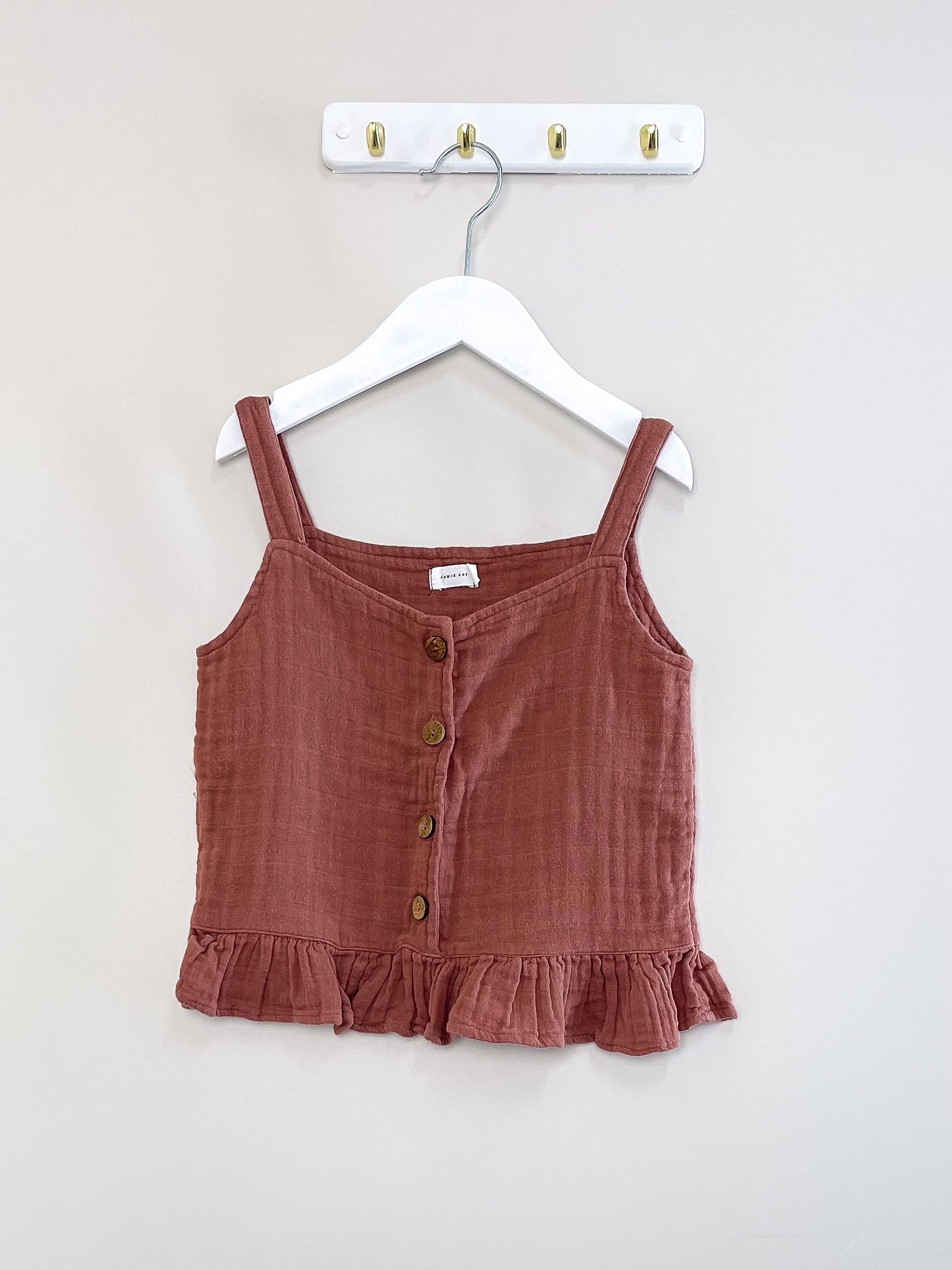 Jamie Kay organic muslin indie top (5y)