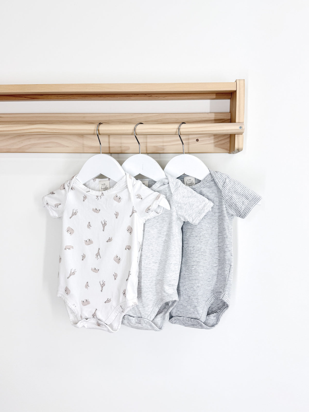Little Bundle short sleeve bodysuit 3 pack set (3-6m)