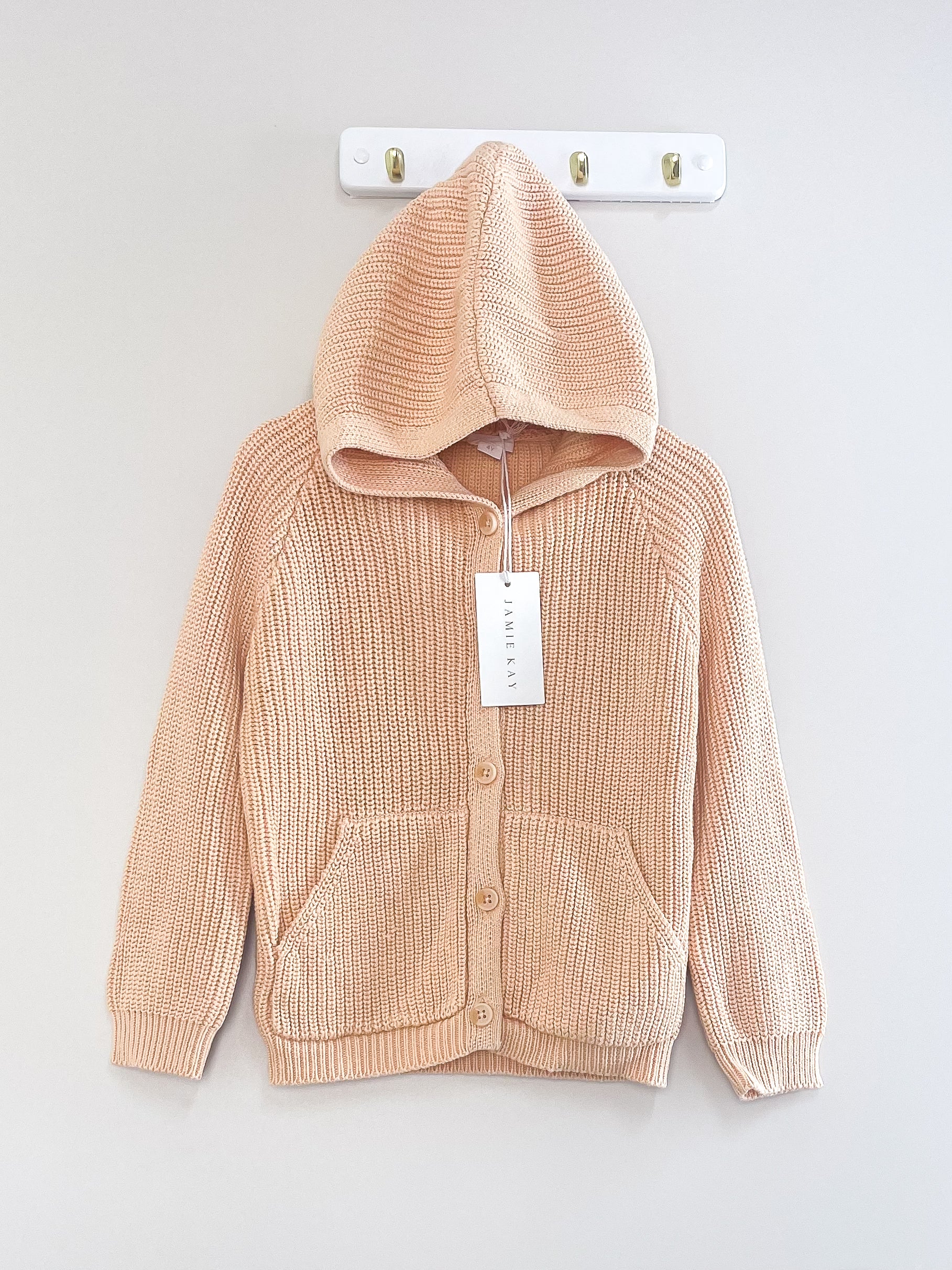 BNWT Jamie Kay peyton knit cardigan - amberlight (4y)