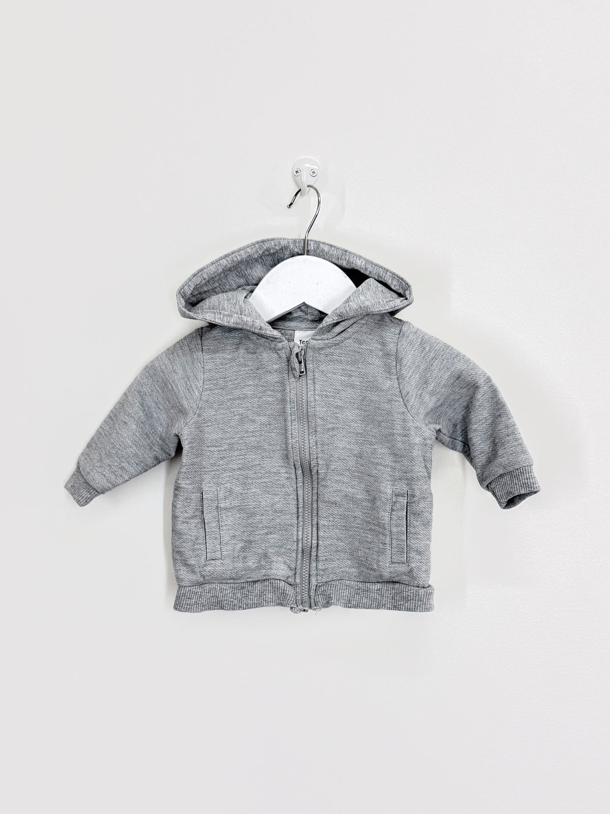 Teeny Weeny lightweight zip hoodie (3-6m)