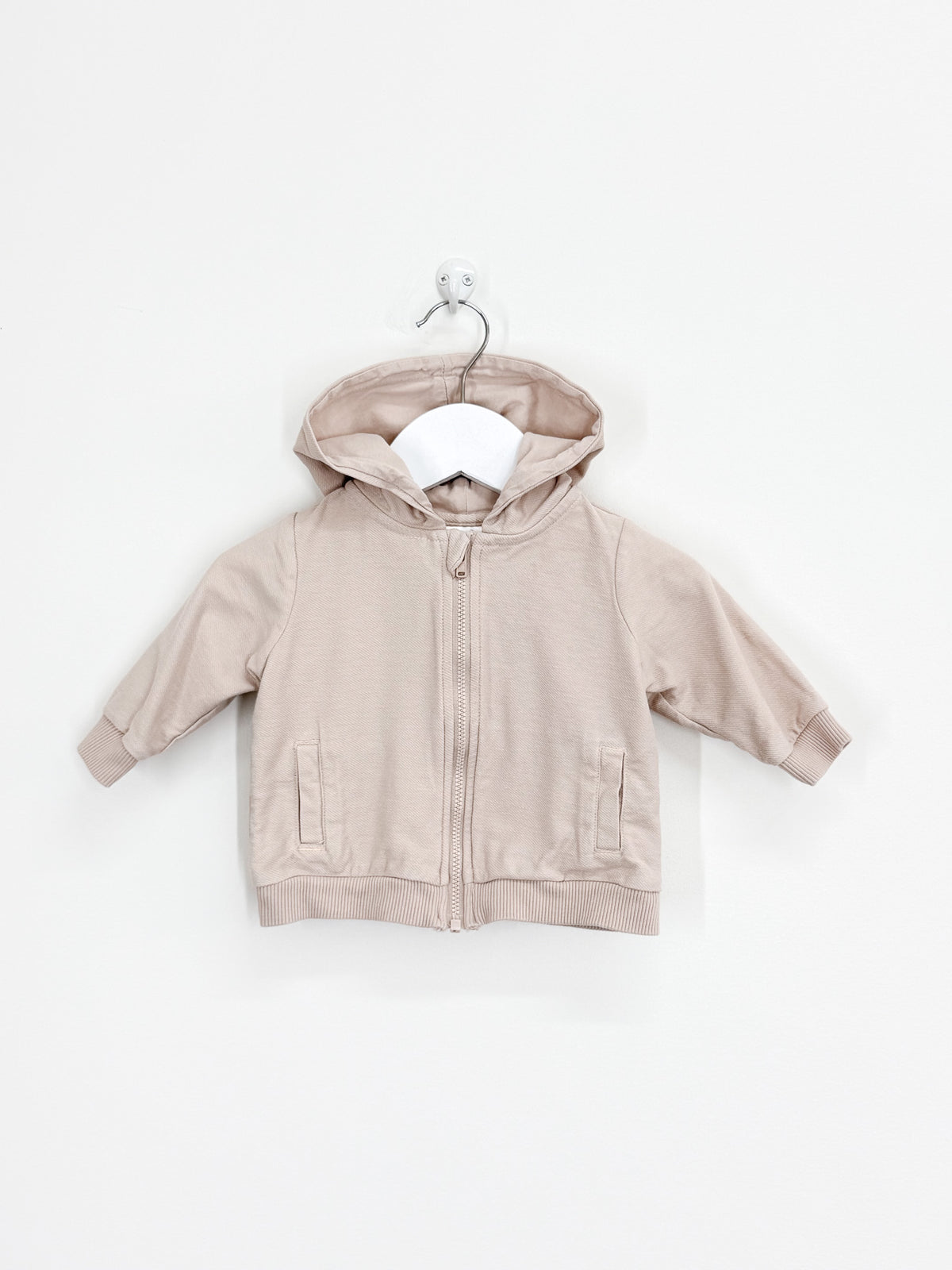 Teeny Weeny lightweight zip hoodie (3-6m)