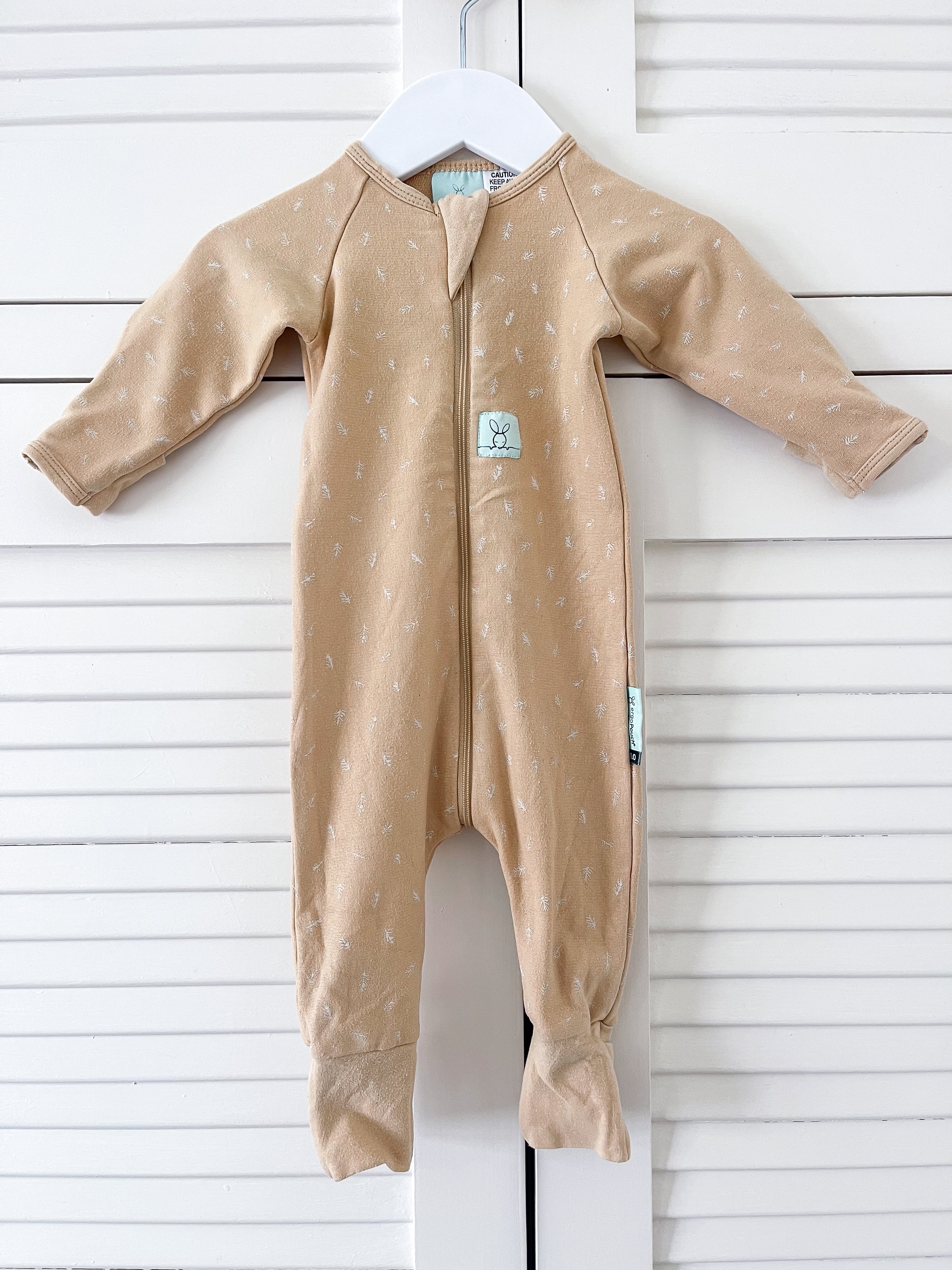 Ergopouch organic bamboo sleepsuit 1.0 tog (0-3m)