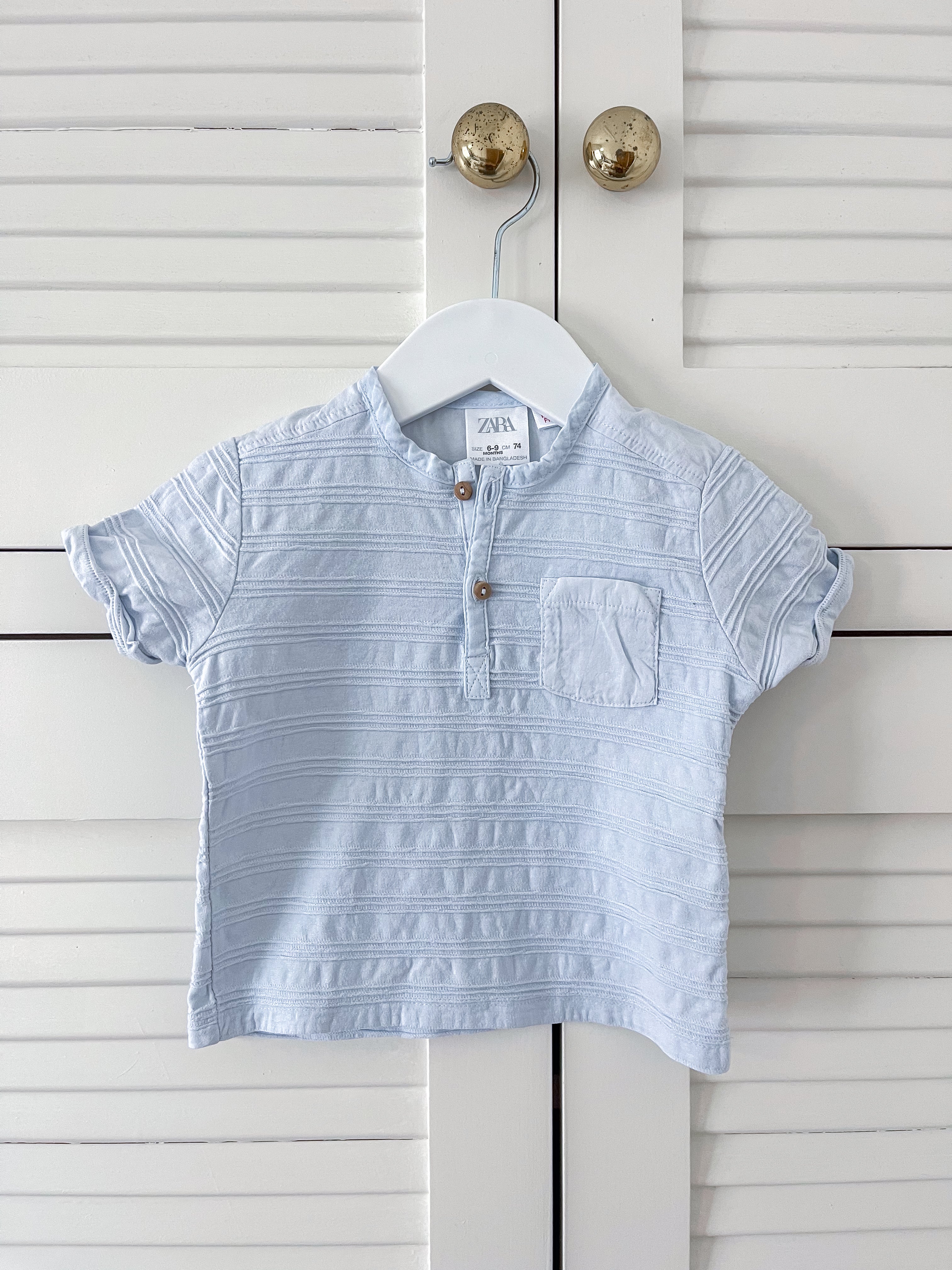 Zara textured henley (6-9m)