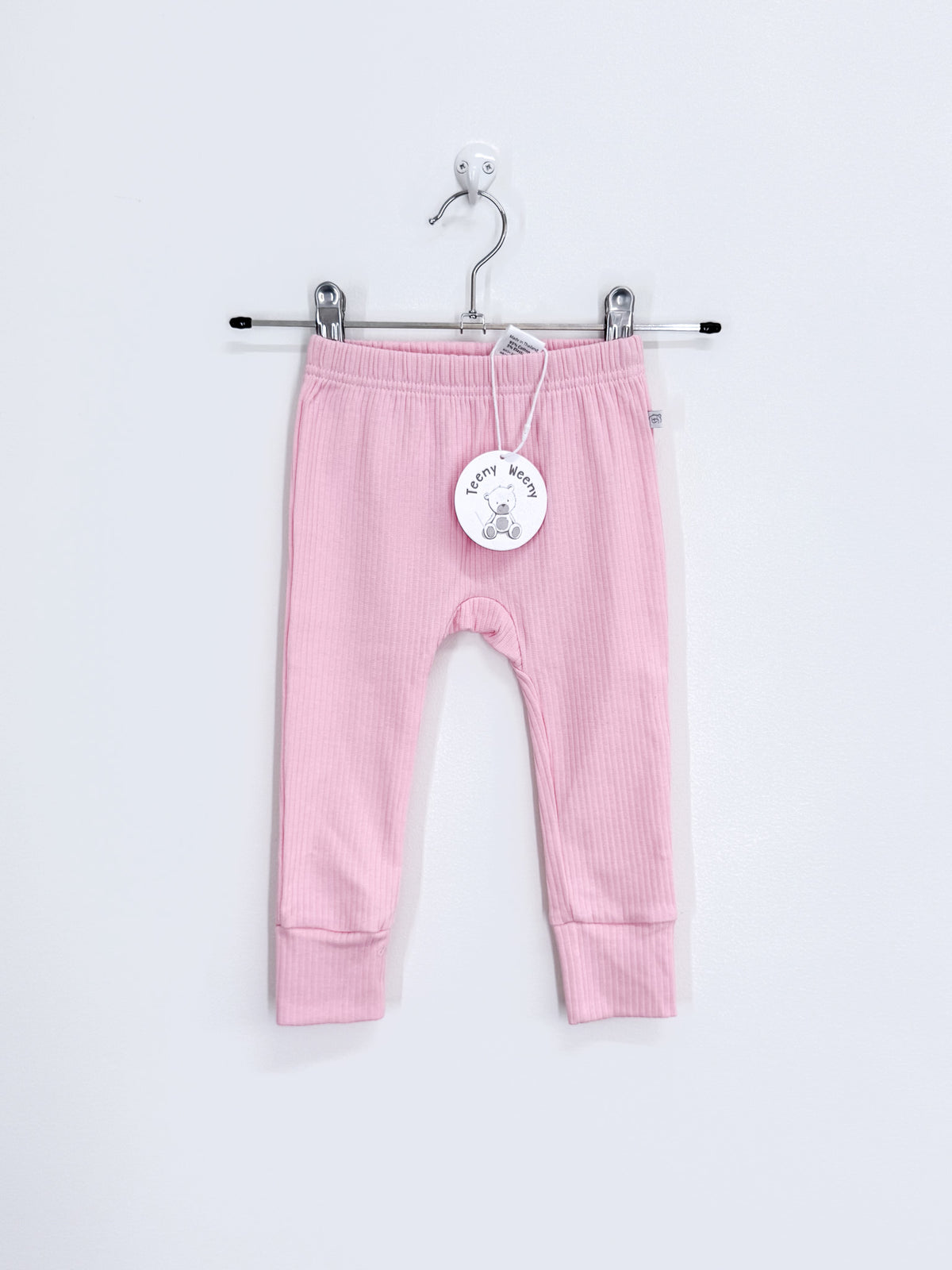 BNWT Teeny Weeny rib leggings - candy pink (6-12m)