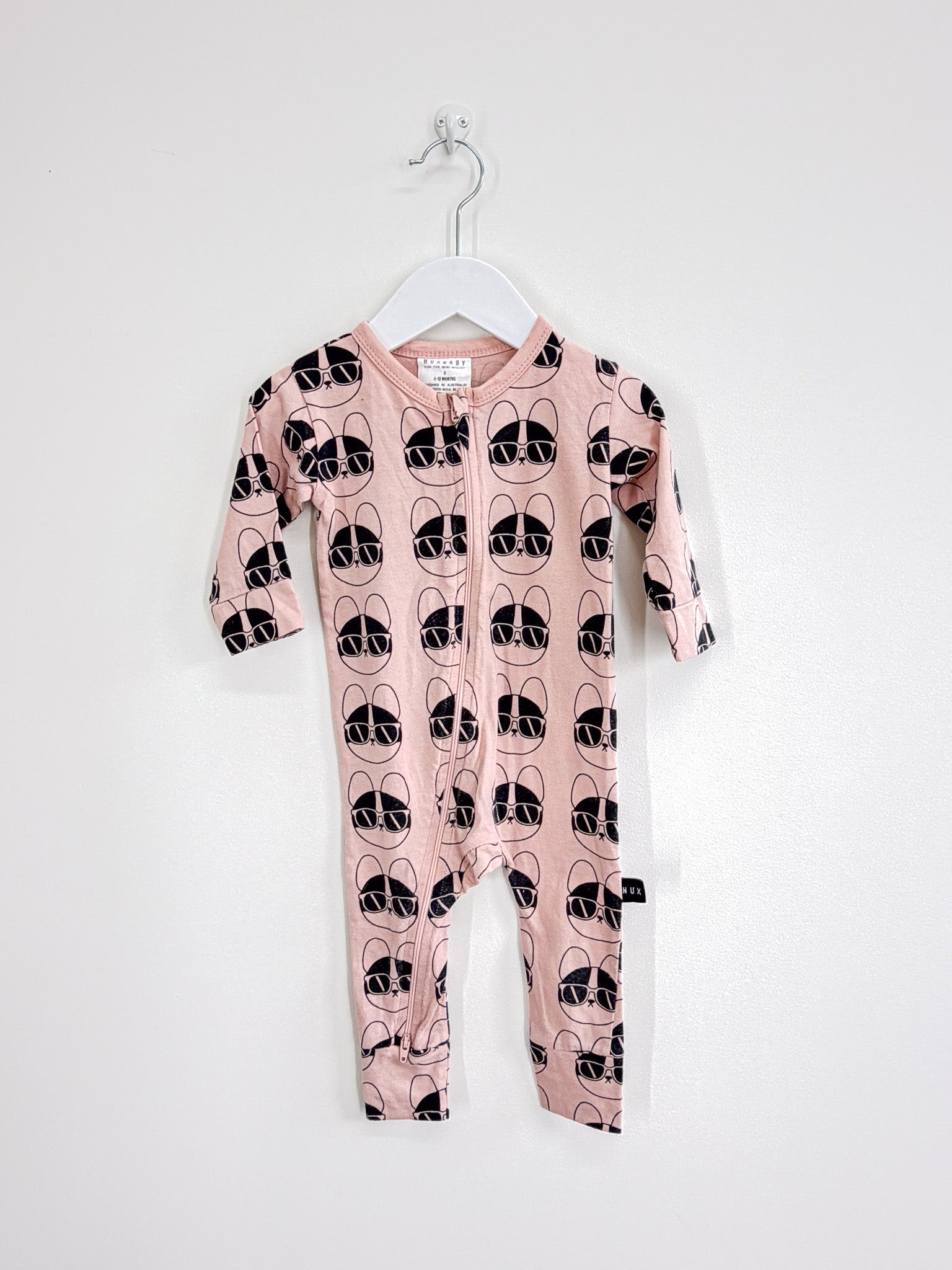 Hux organic french shades zipsuit (6-12m)