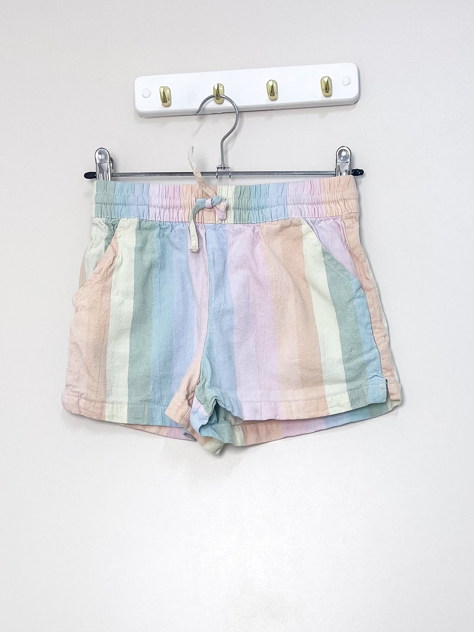 Cotton On Kids pastel stripe shorts (7y)
