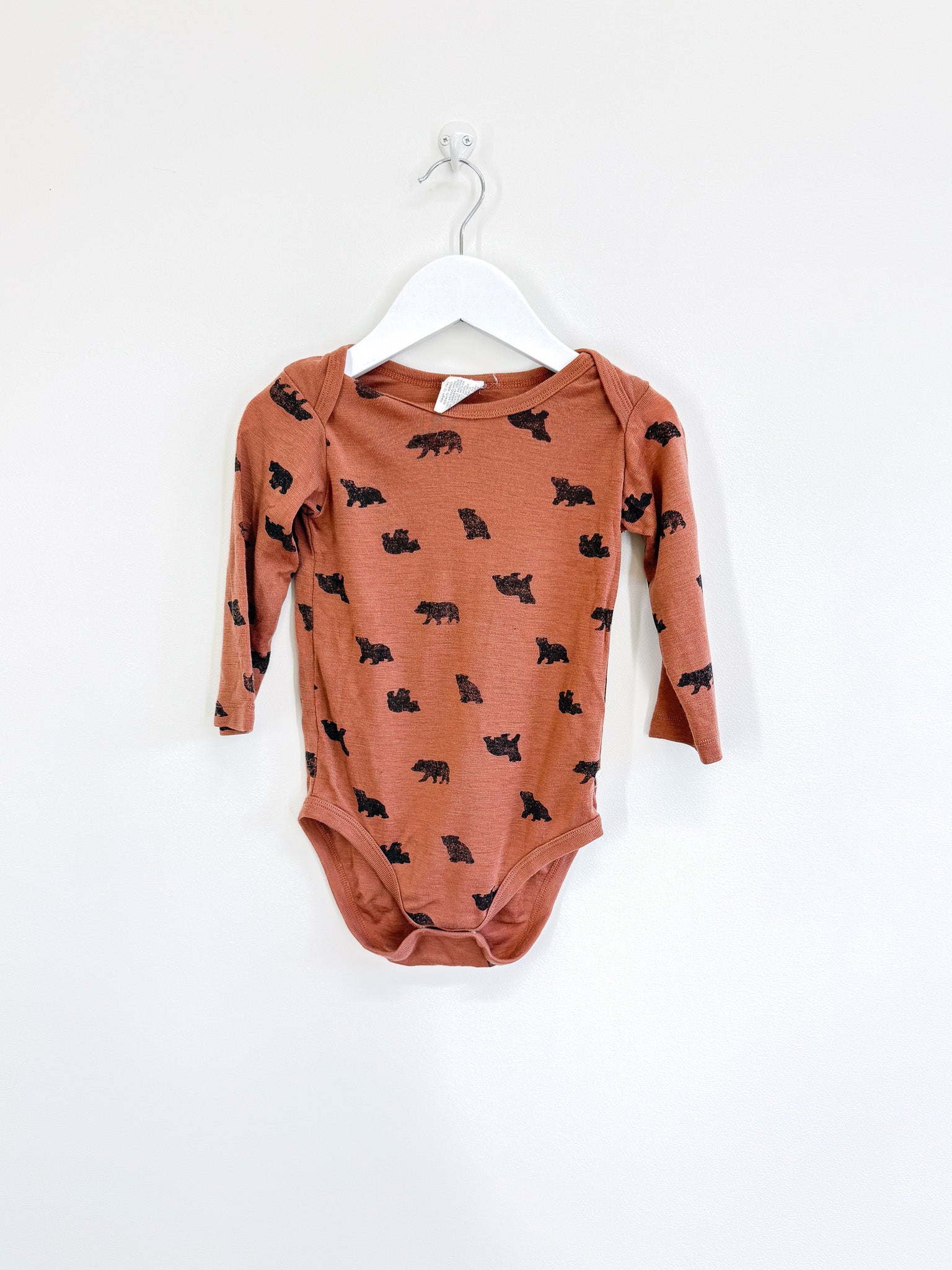 Baby Baby merino bodysuit - bears (18-24m)
