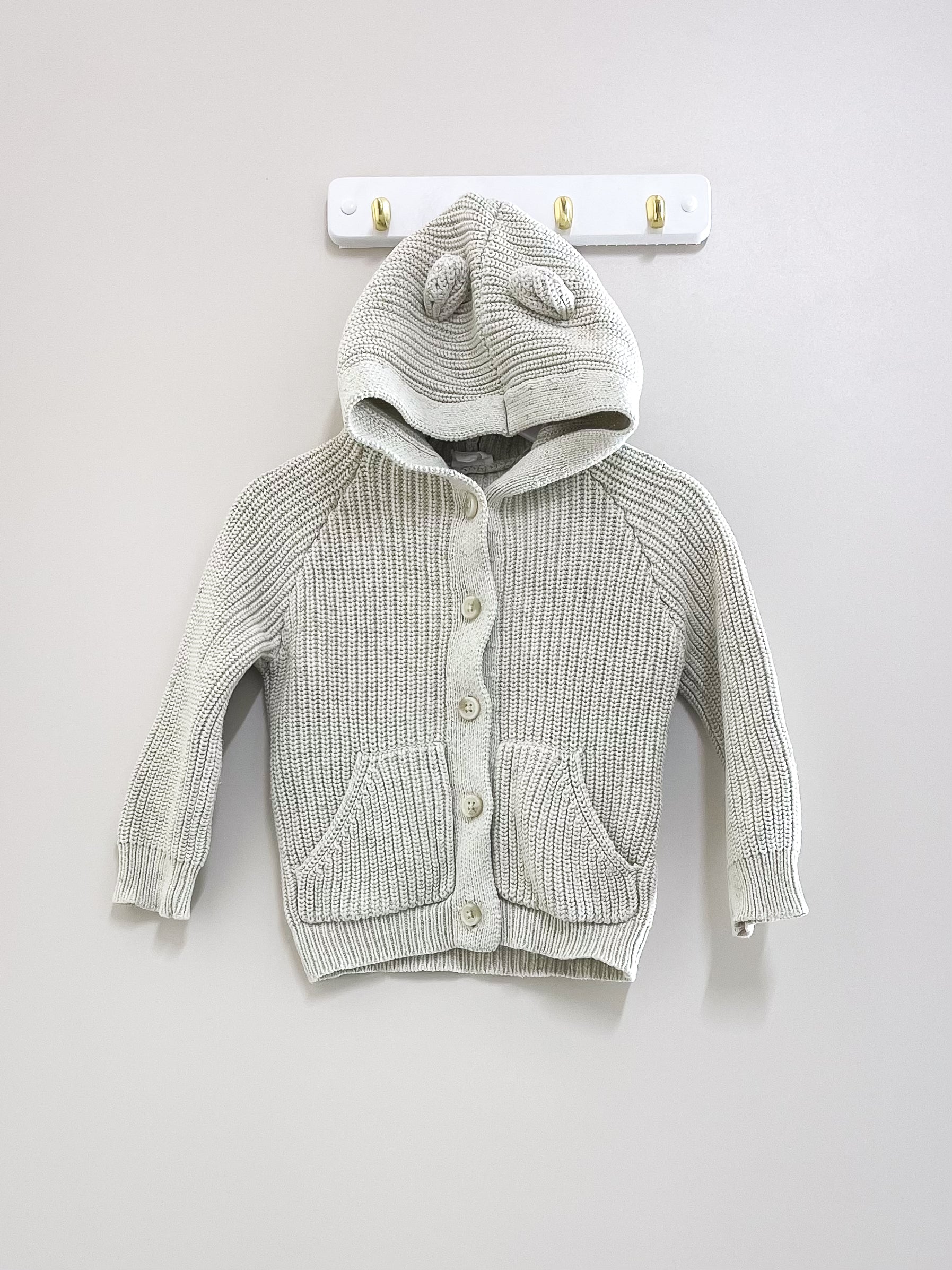 Jamie Kay bear knit - jungle fleck (1y)