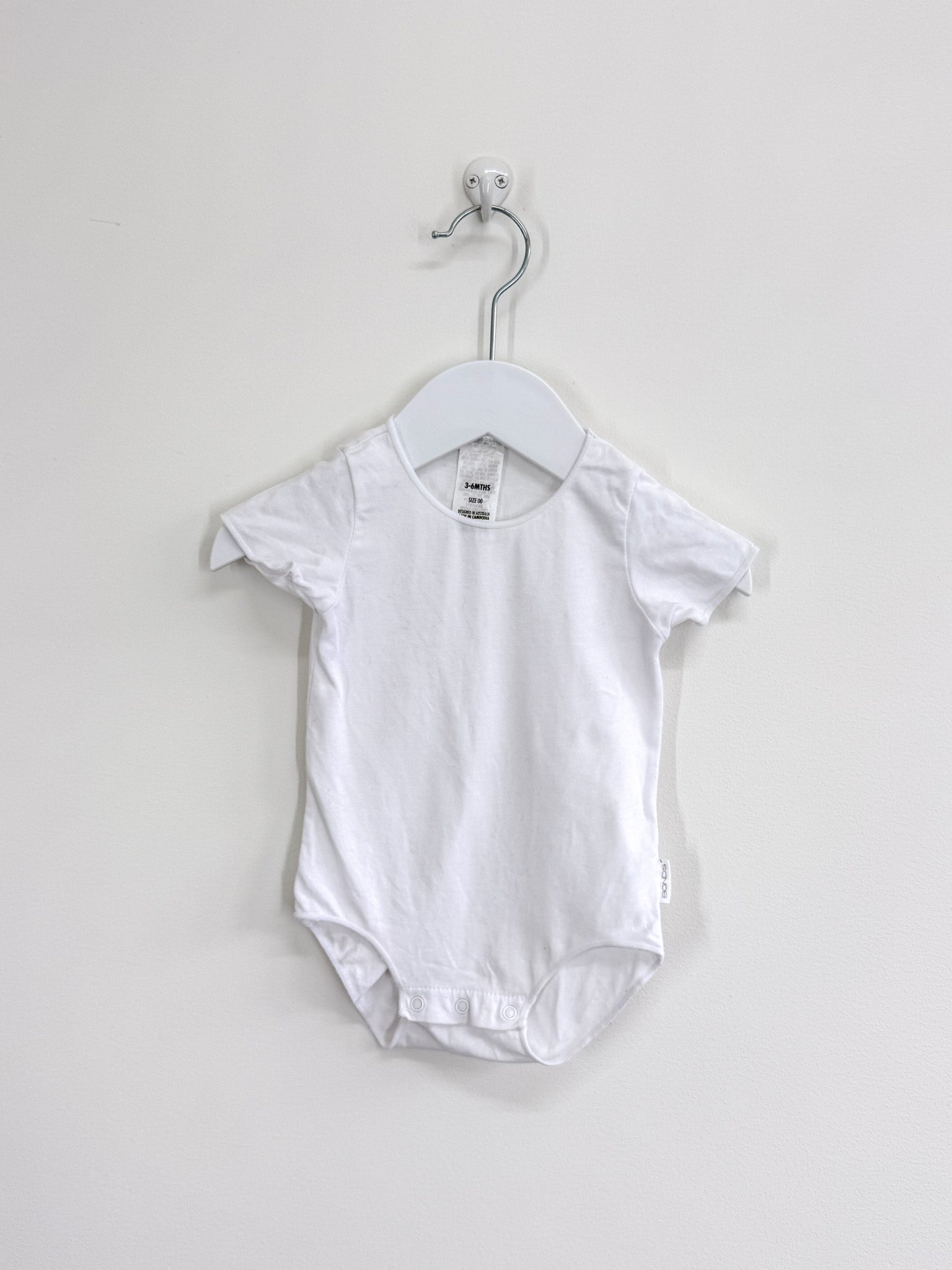 Bonds bodysuit - white (6-12m)
