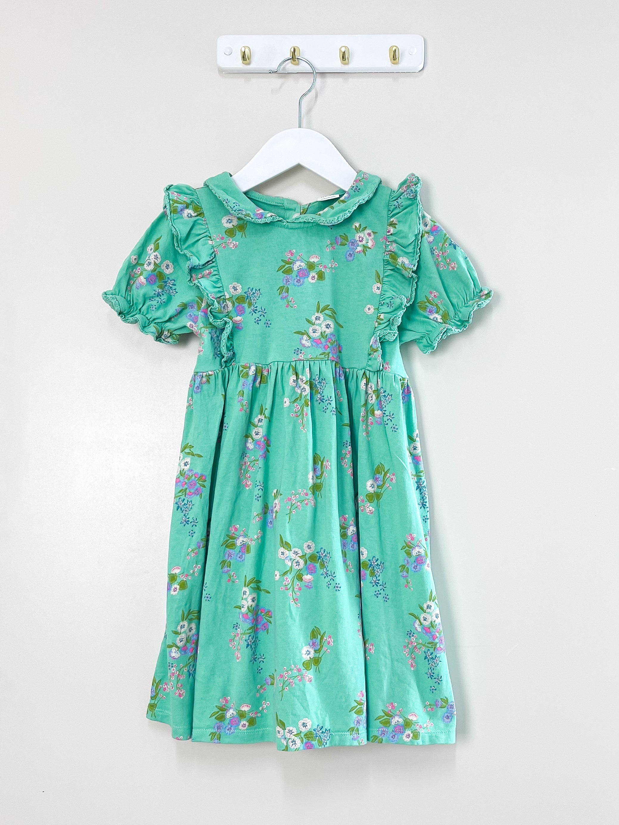 Next floral frill dress (6-7y)