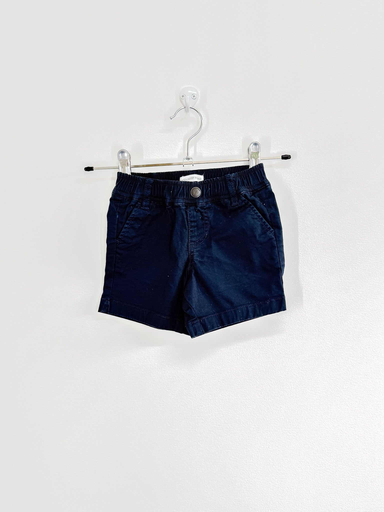 Country Road navy chino shorts (3-6m)