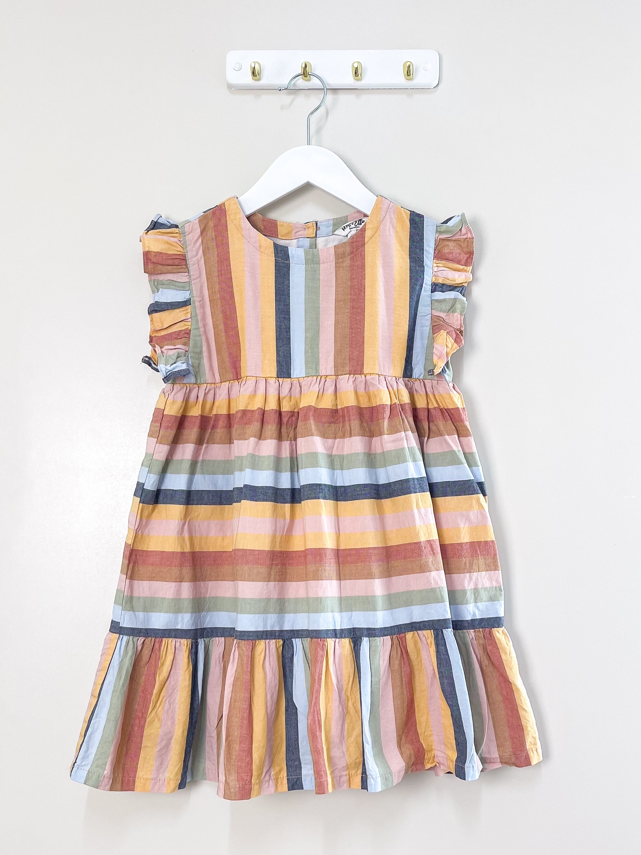 Mac & Ellie retro stripe dress (7y)