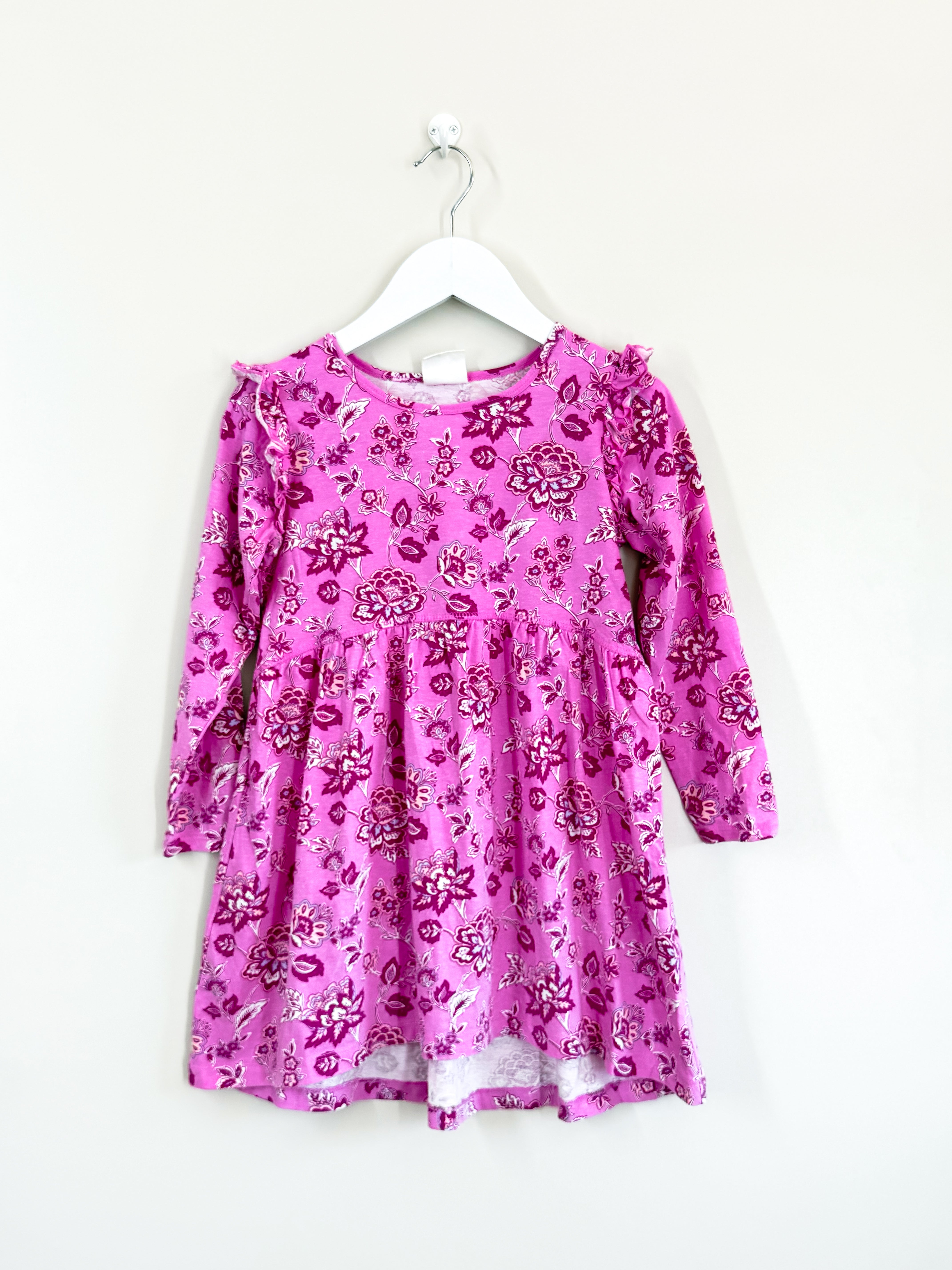 Cotton On Kids long sleeve paisley dress (6y)