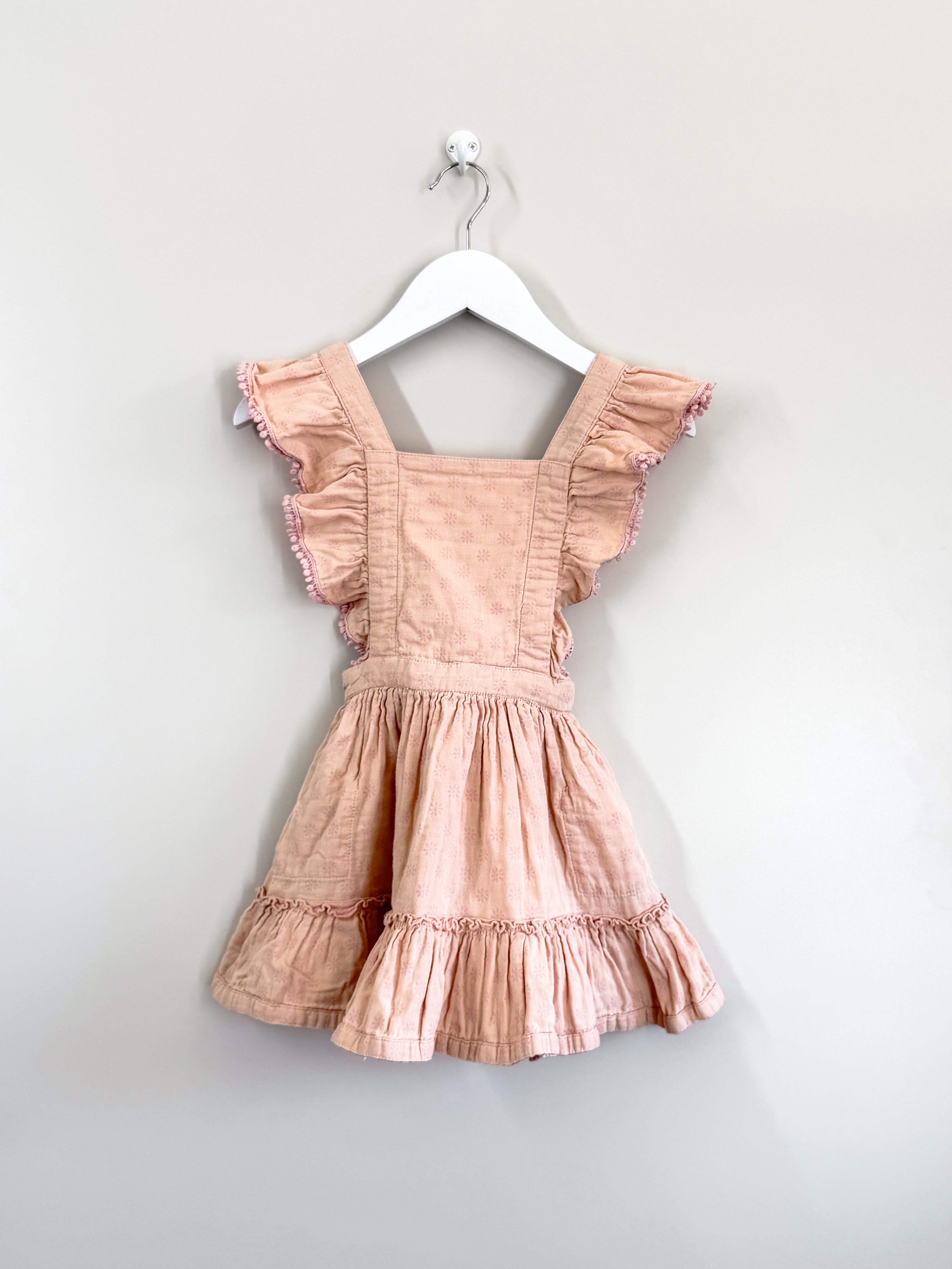 Hux daisy reversible bib dress (18-24m)