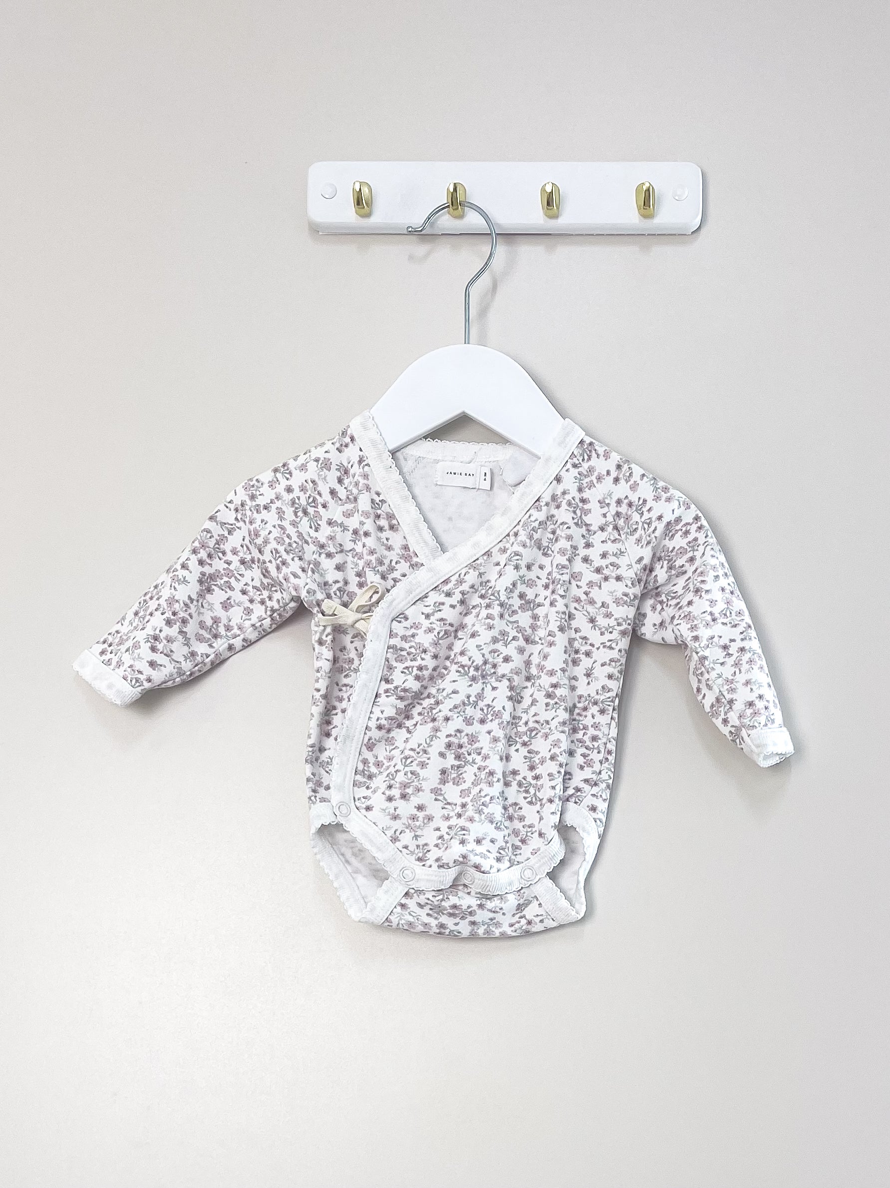Jamie Kay organic kimono bodysuit (0-3m)