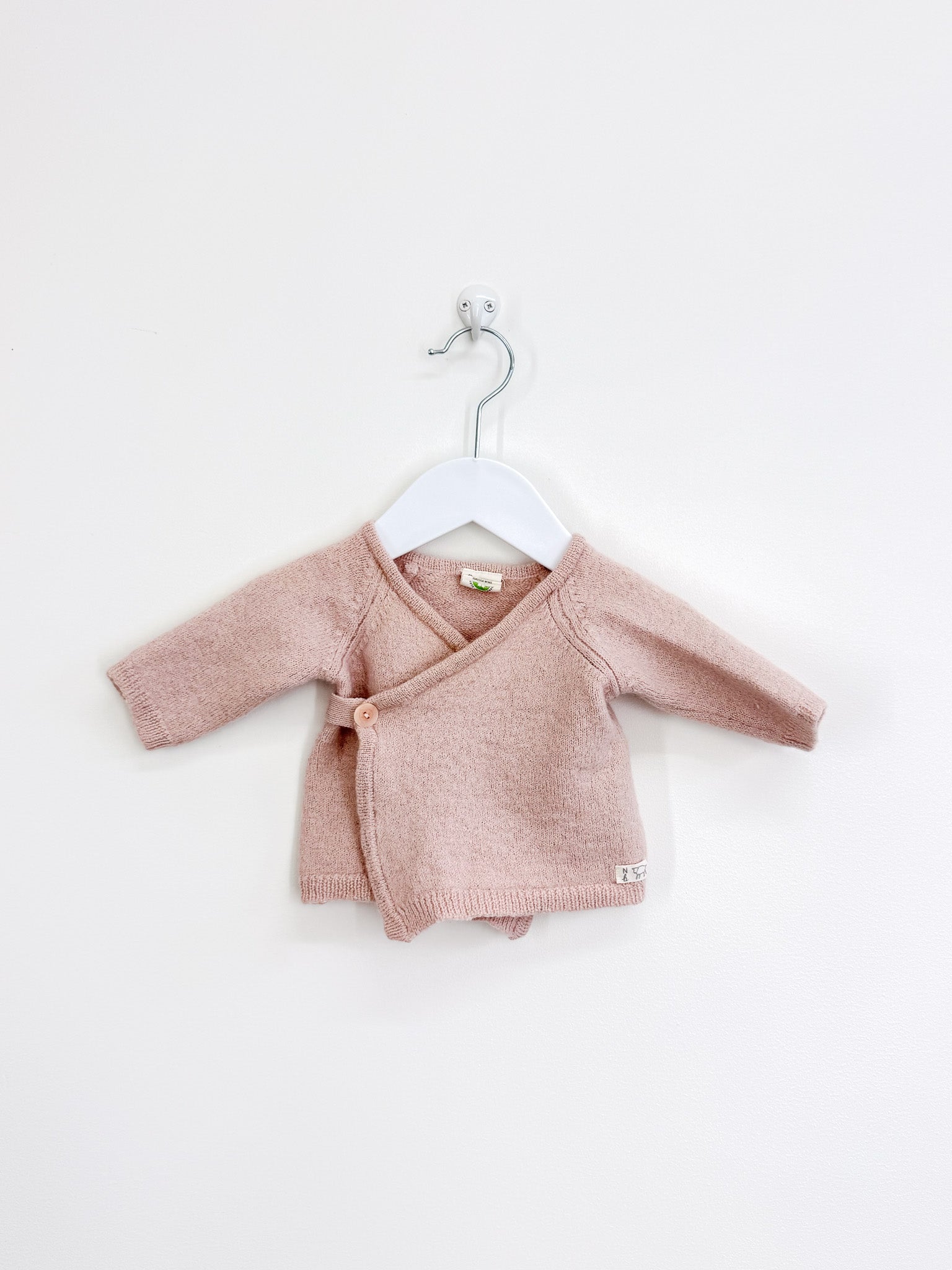 Nature Baby merino kimono cardigan (3-6m)