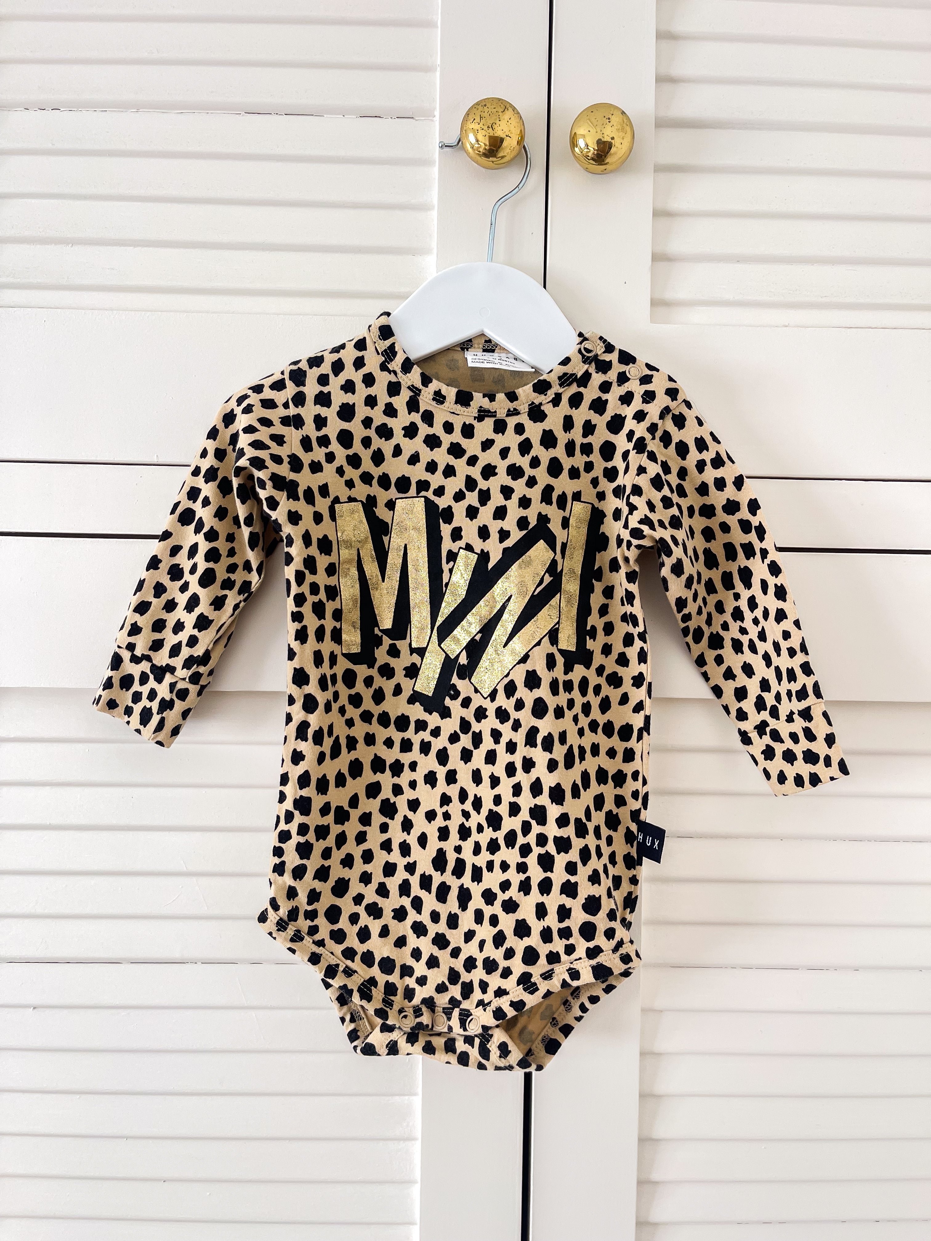 Hux organic mini bodysuit (6-12m)