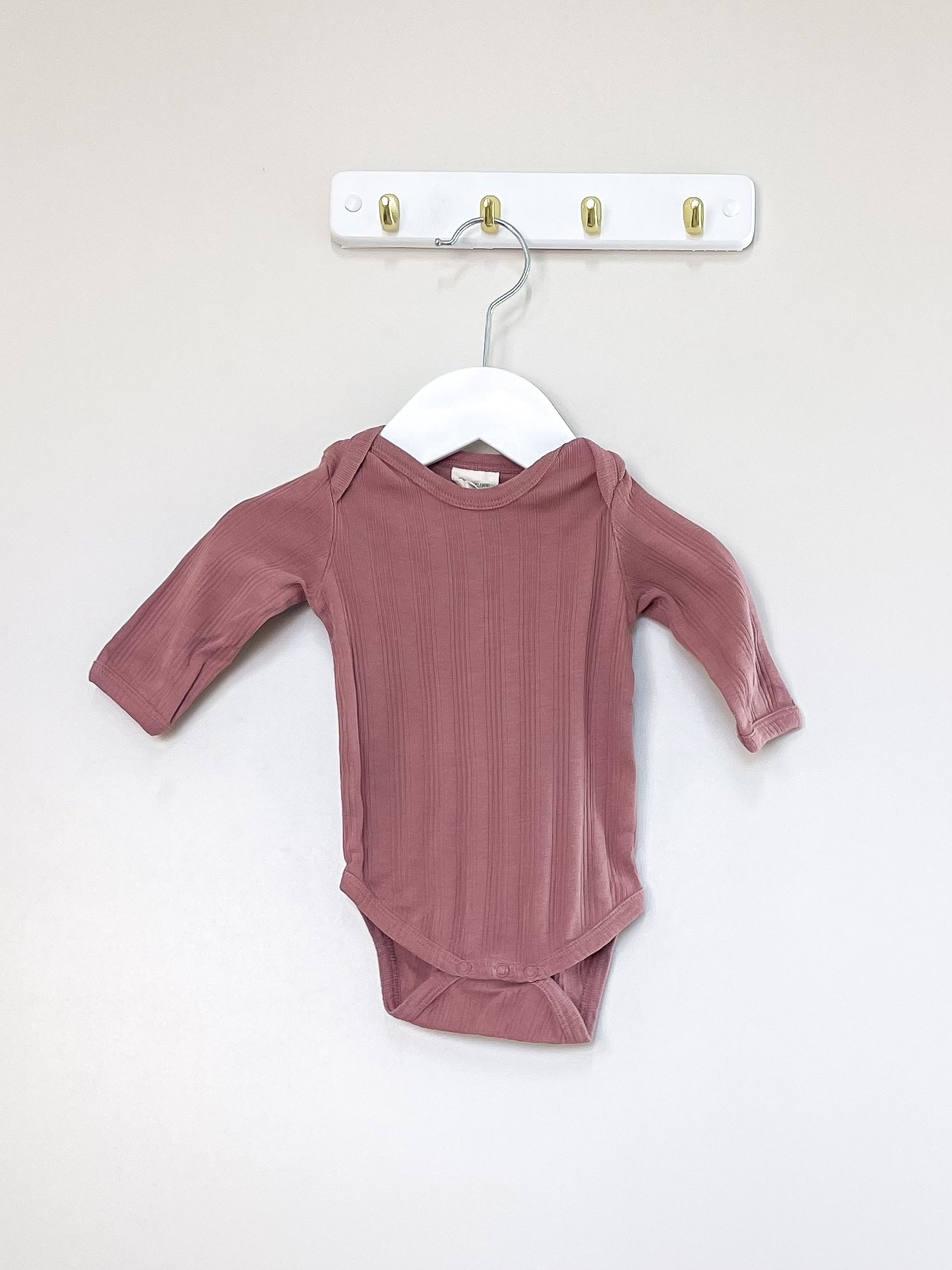 Nature Baby organic derby bodysuit (0-3m)