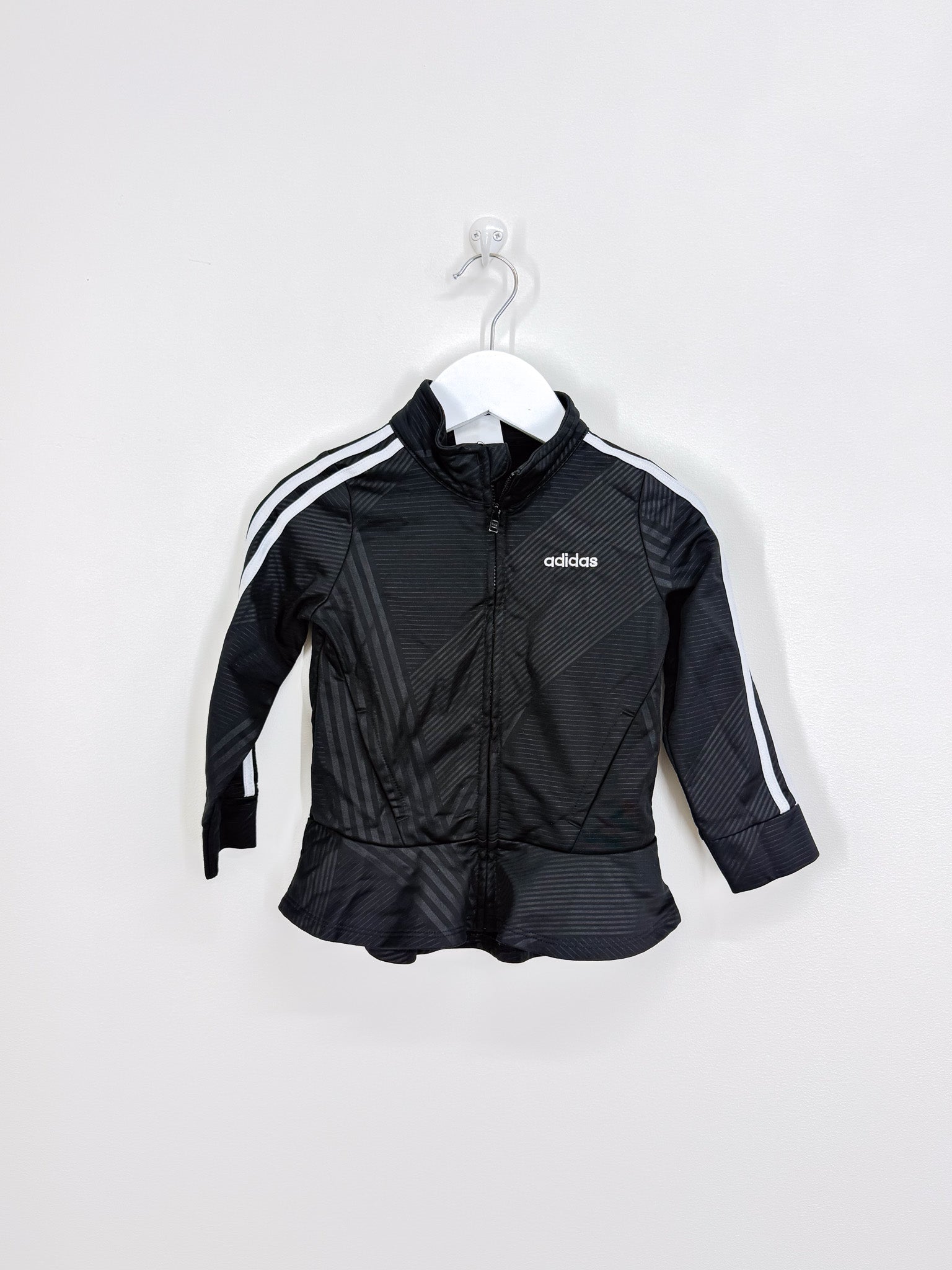 Adidas peplum track jacket (24m)