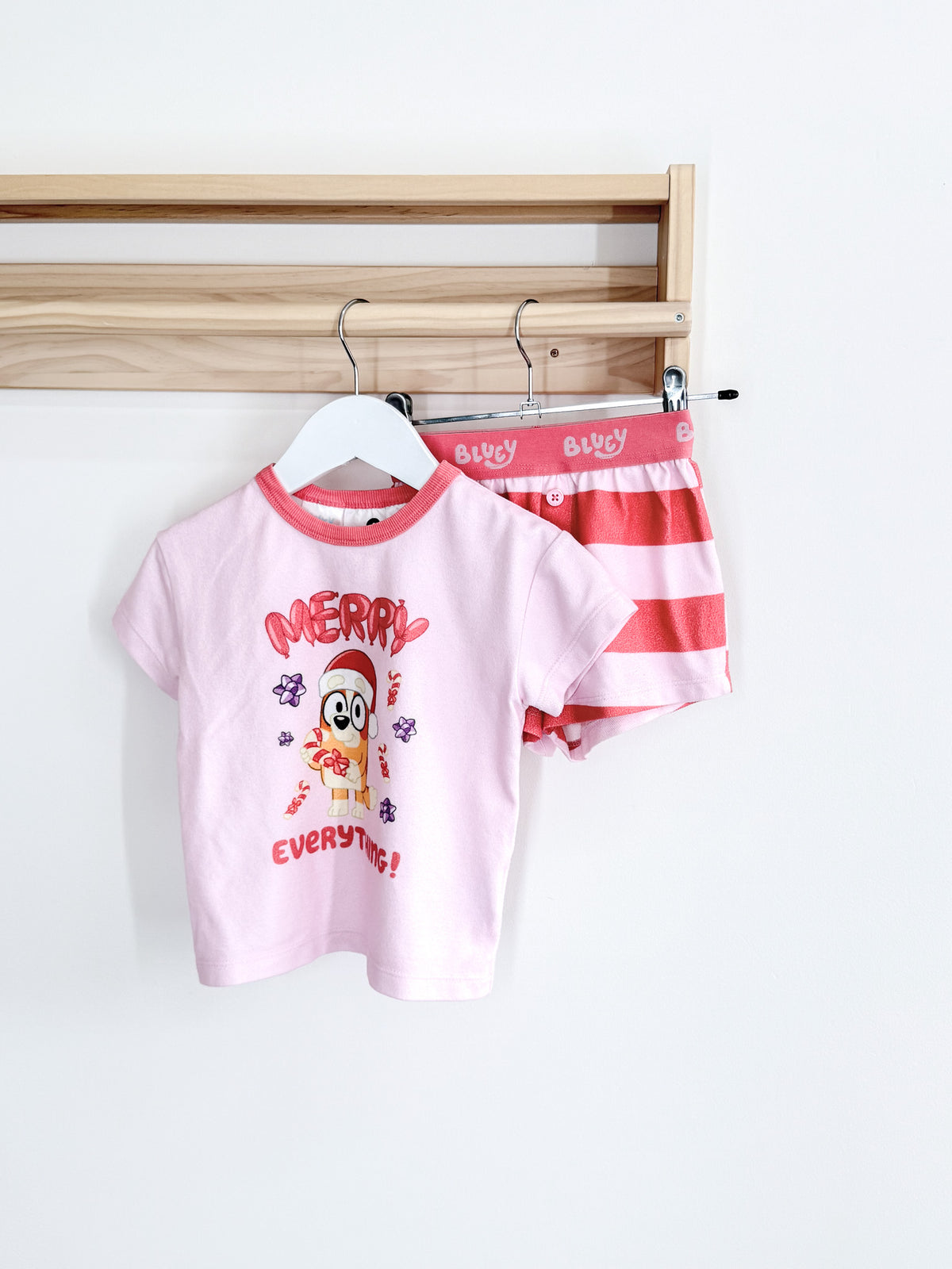 🎄 Cotton On Kids x Bluey Bingo xmas PJ set (2y)
