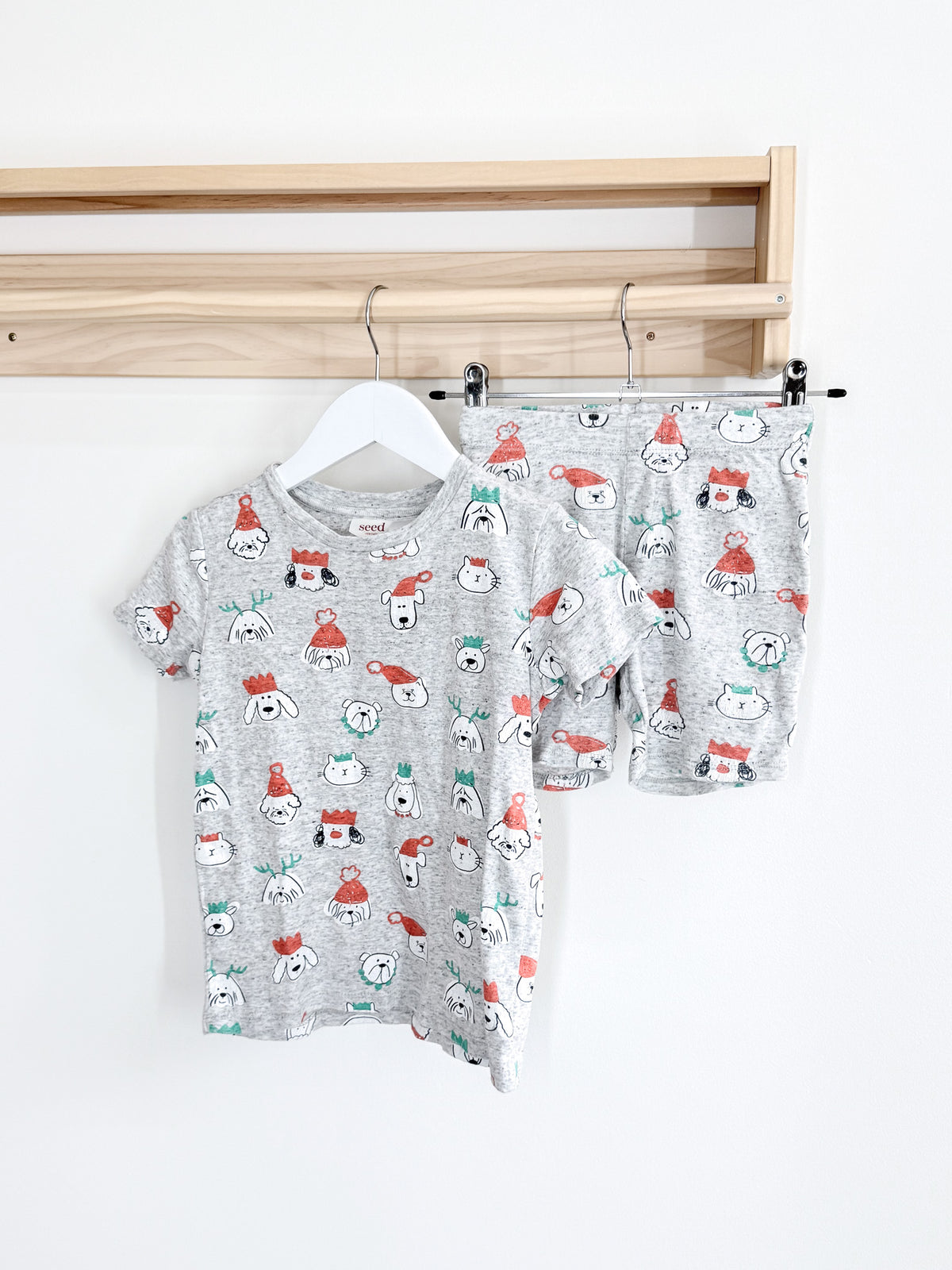 🎄 Seed xmas dogs PJ set (5y)