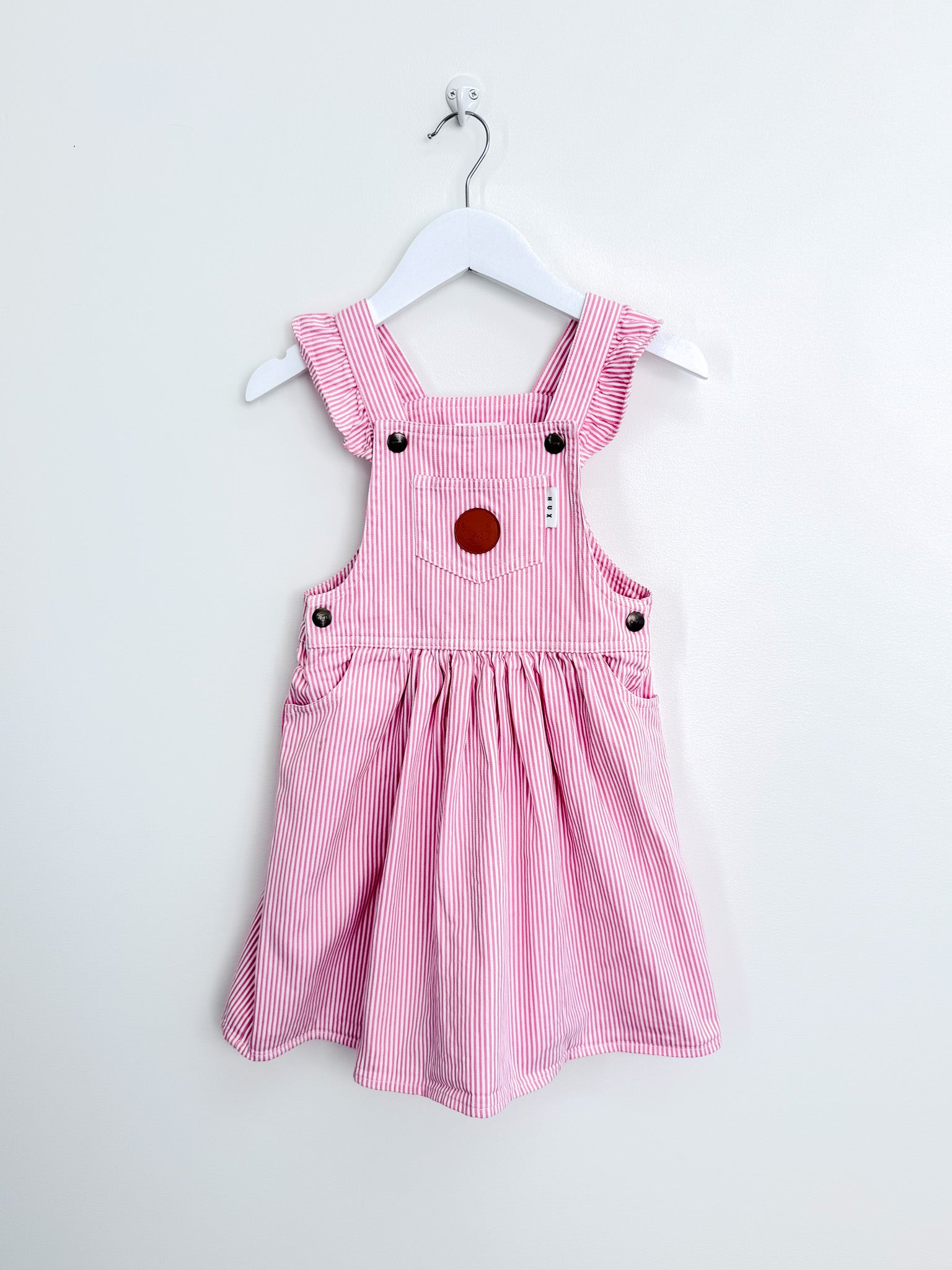 Hux candy stripe pinafore dress (5y)