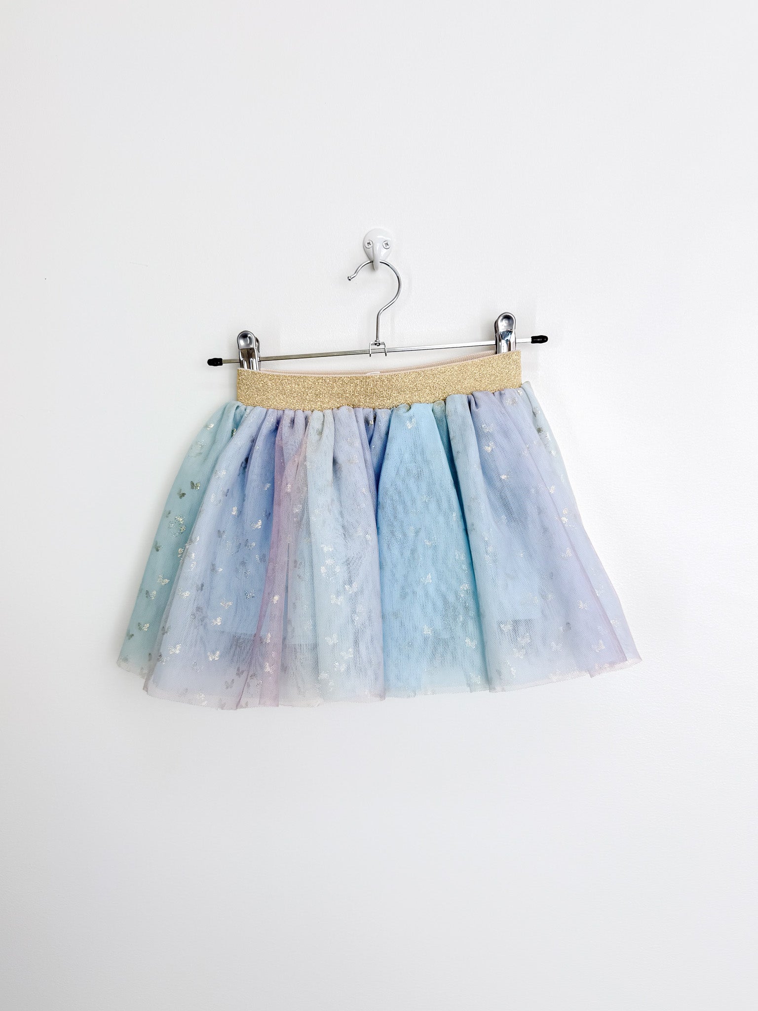 Hux rainbow butterfly tulle skirt (4y)